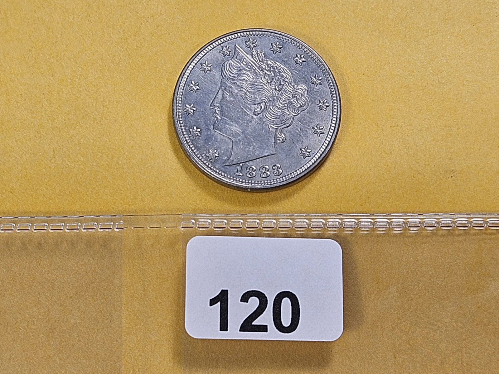 Better Grade 1883 No Cents Liberty V Nickel - 3