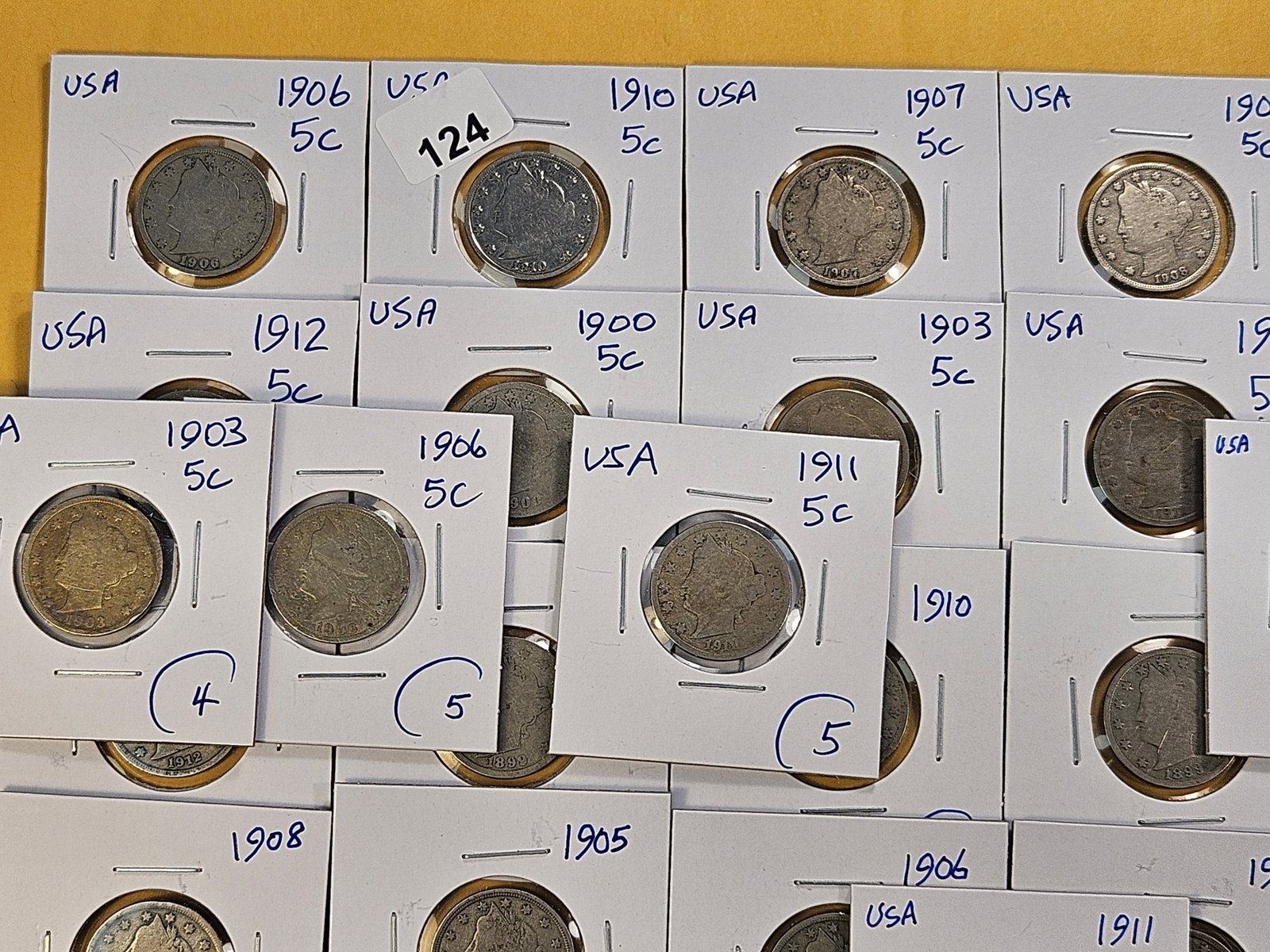 Forty-two Mixed Liberty V Nickels - 2