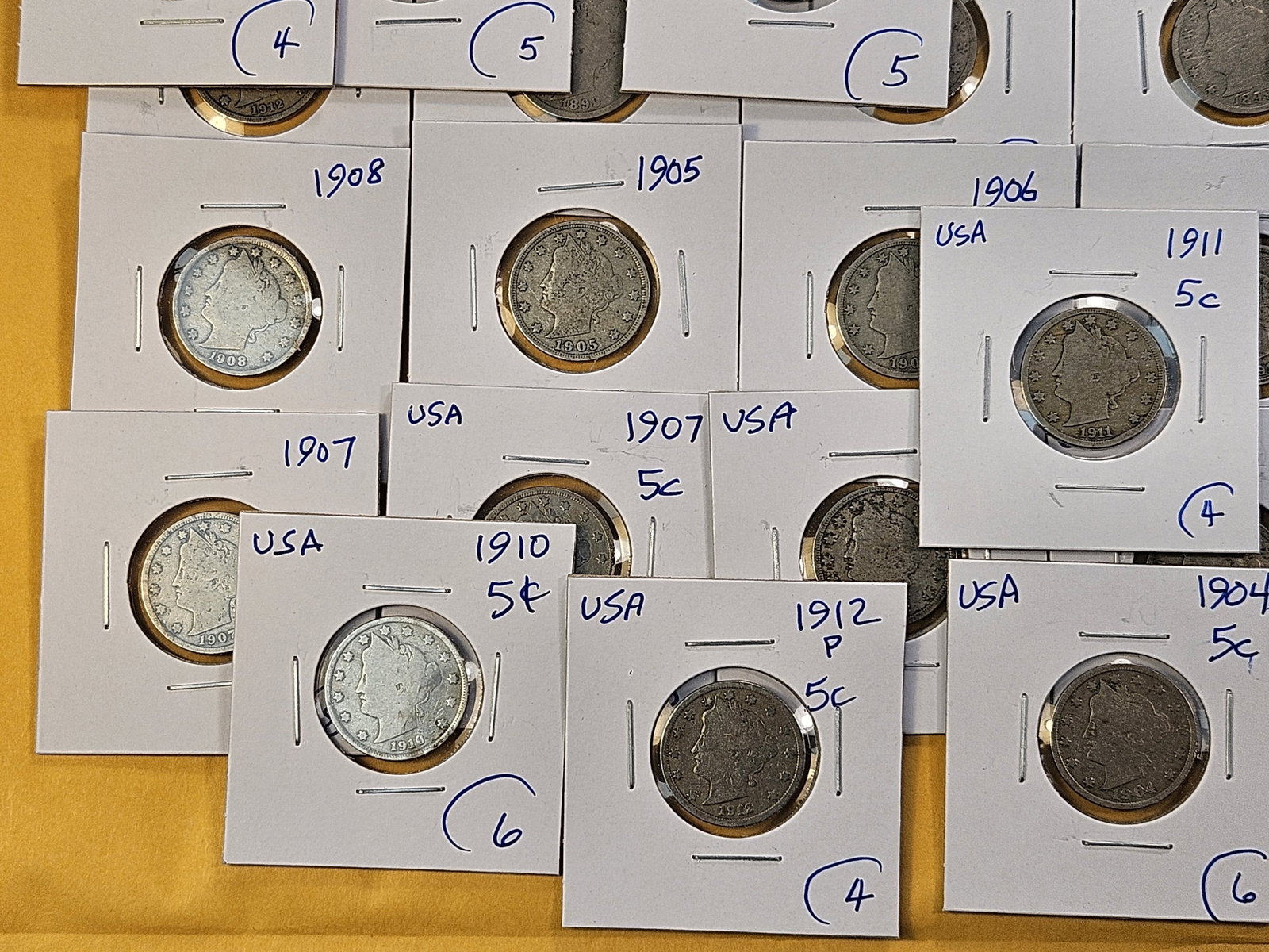 Forty-two Mixed Liberty V Nickels - 4