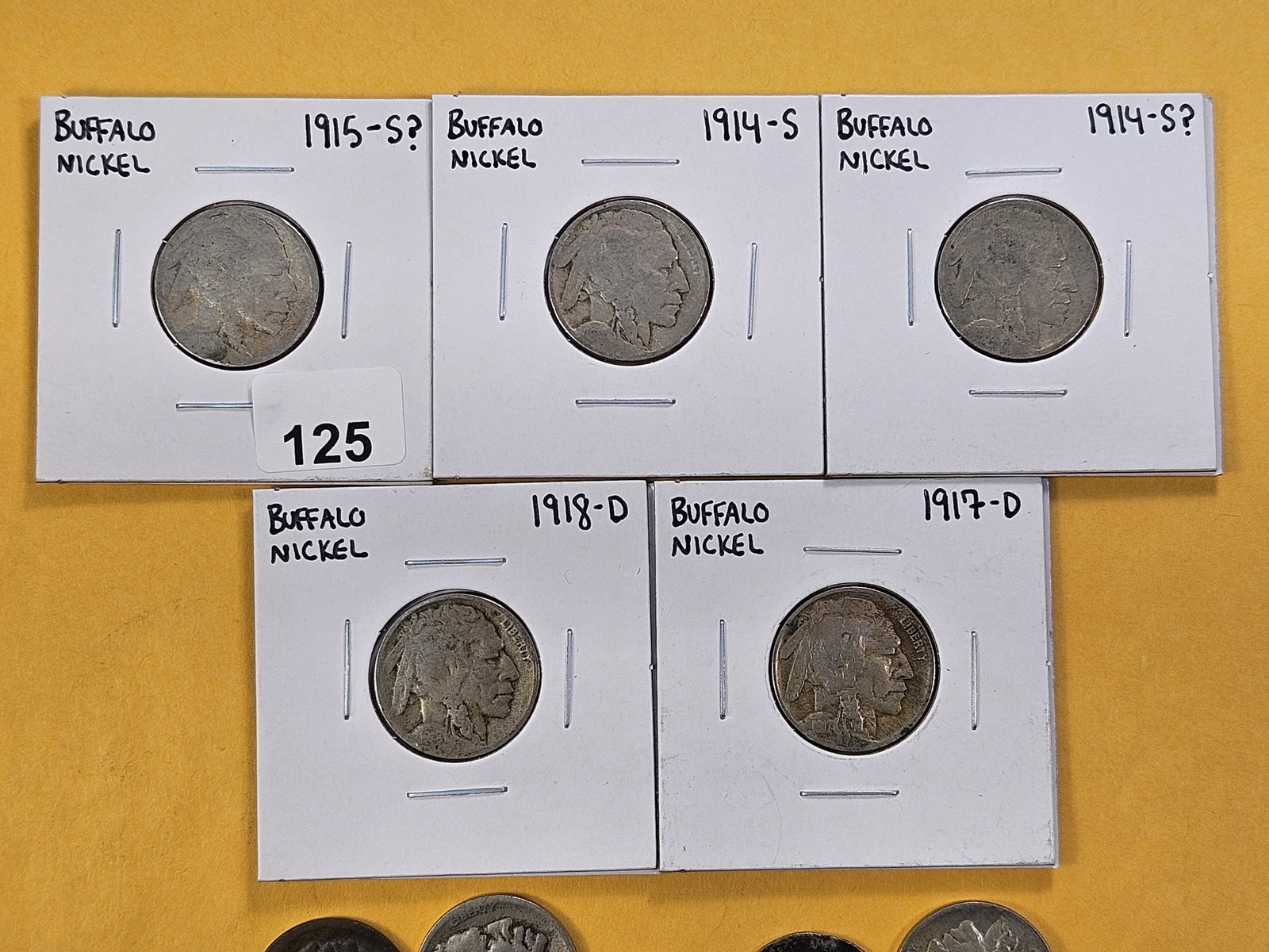 Eighteen Circulated Buffalo Nickels - 2