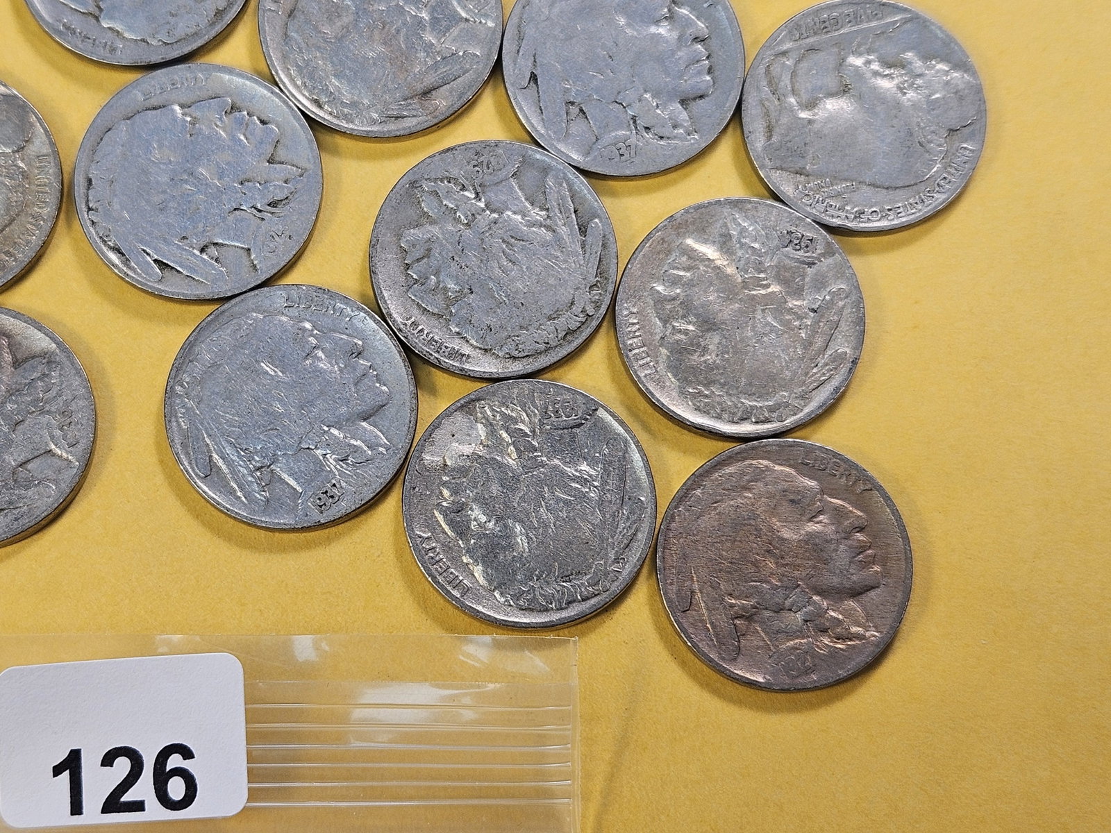 Twenty-four Mixed Buffalo Nickels - 4