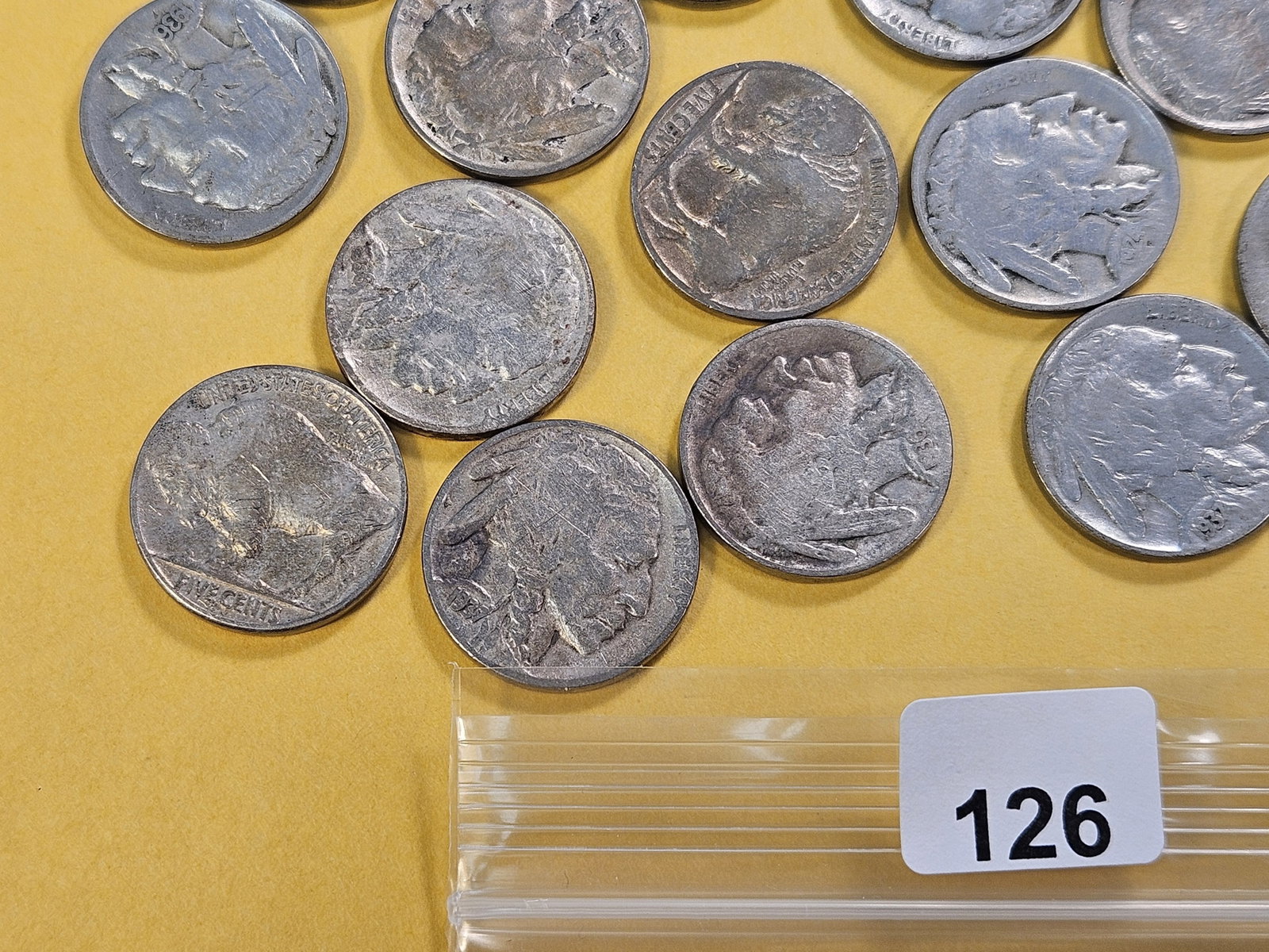 Twenty-four Mixed Buffalo Nickels - 5