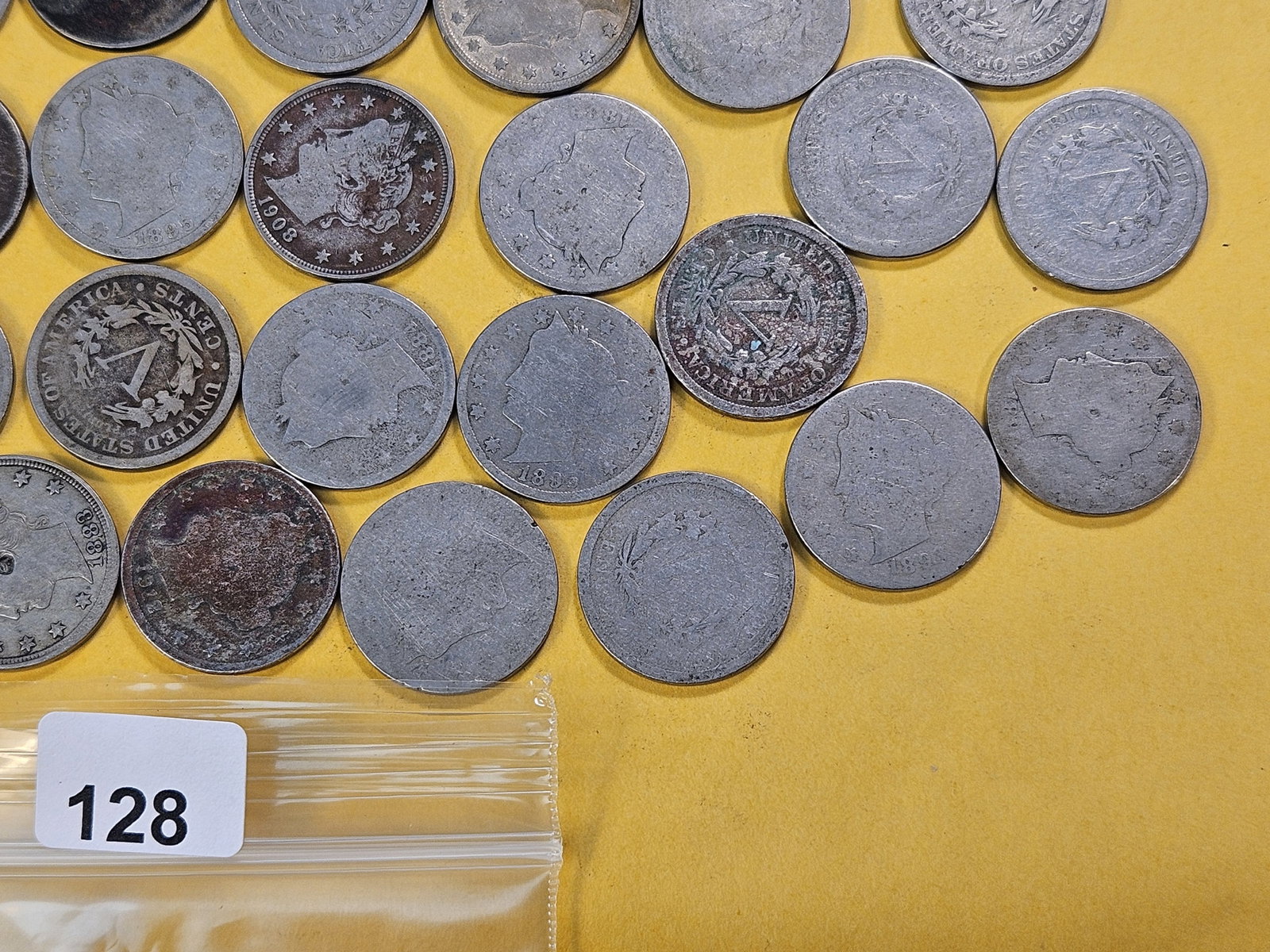 Forty Circulated Liberty V Nickels - 4