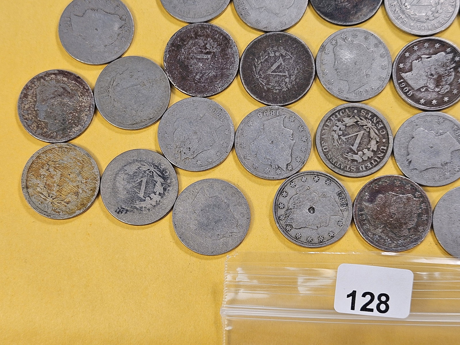 Forty Circulated Liberty V Nickels - 5