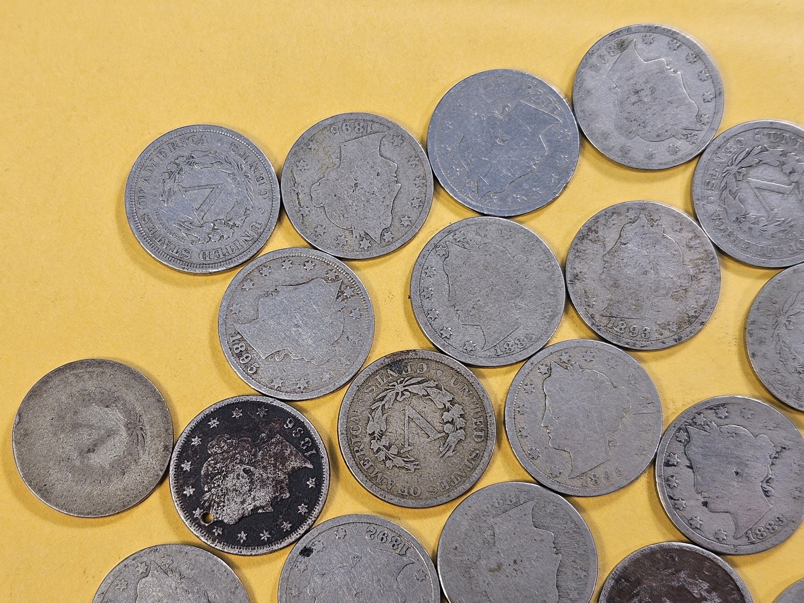 Forty Circulated Liberty V Nickels - 2