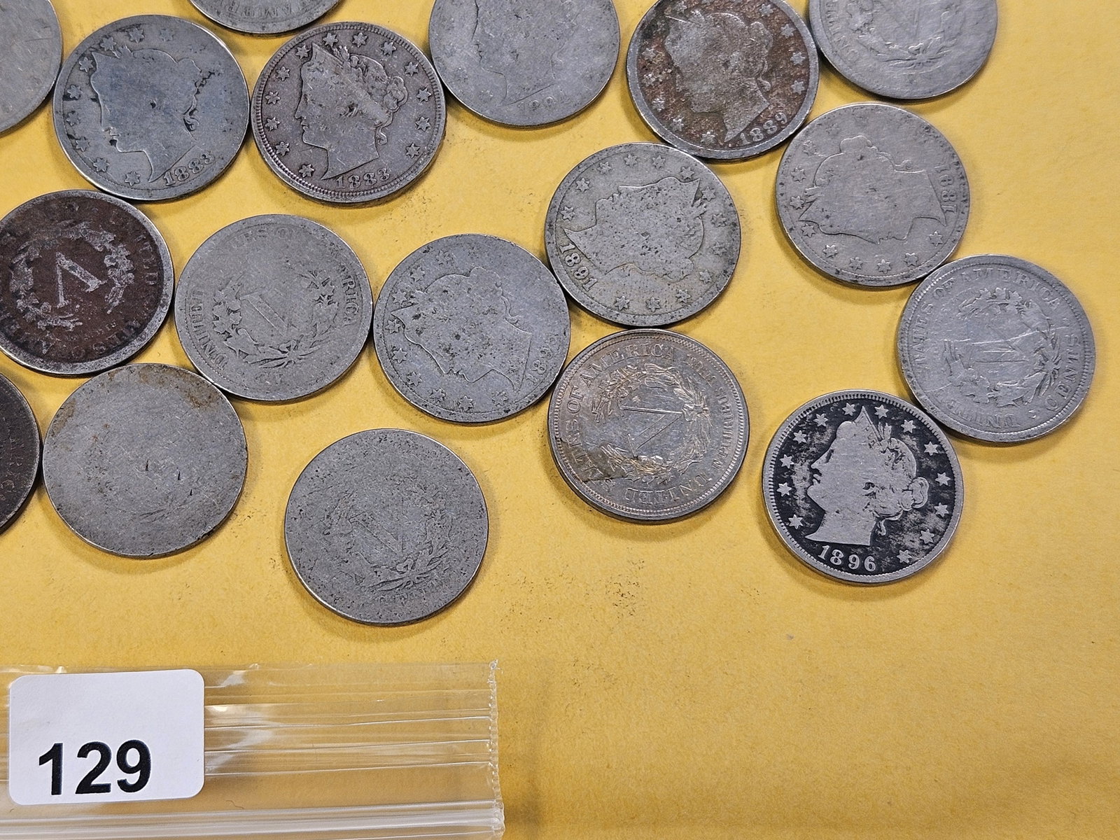 Forty Circulated Liberty V Nickels - 4