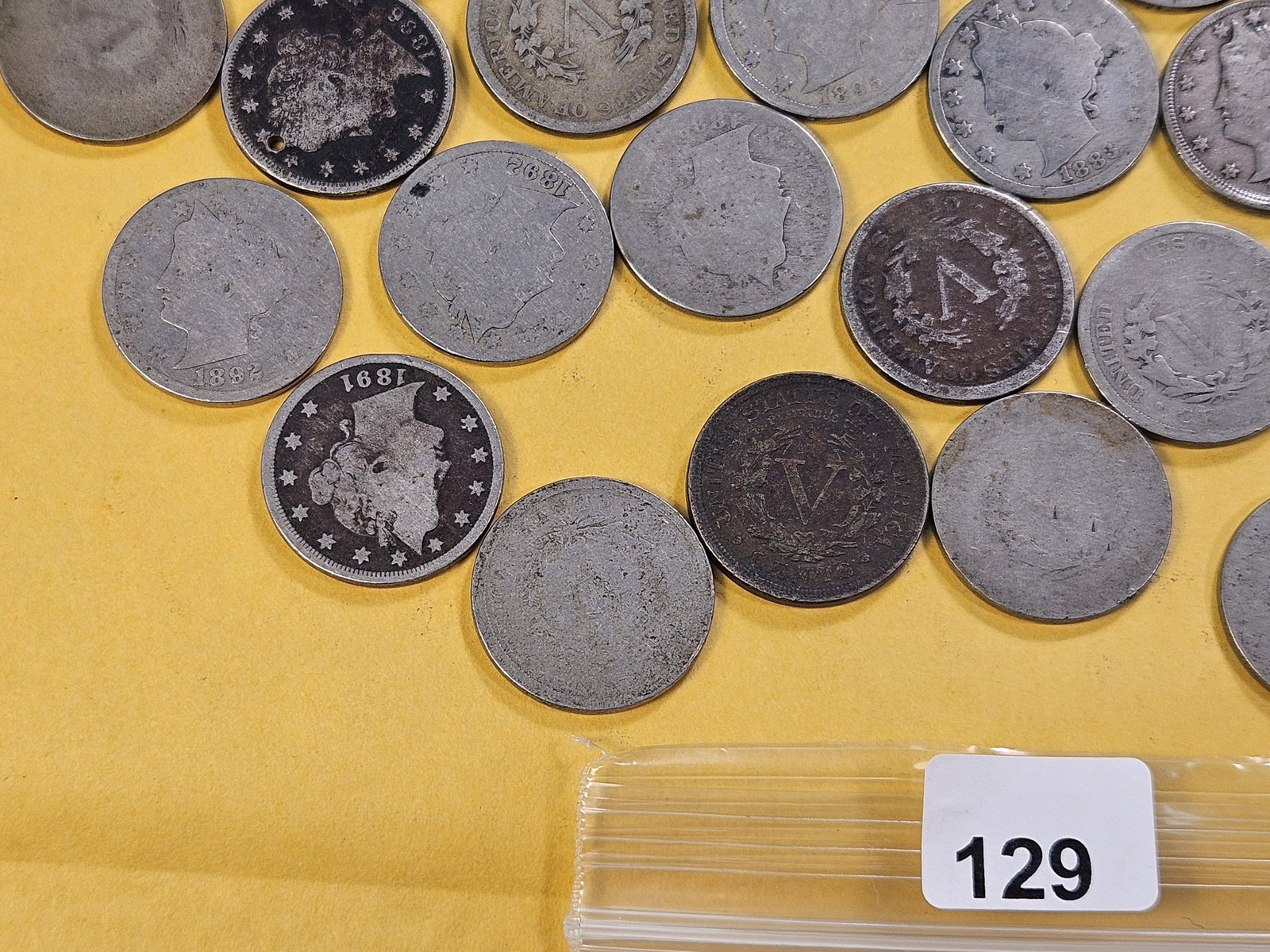 Forty Circulated Liberty V Nickels - 5
