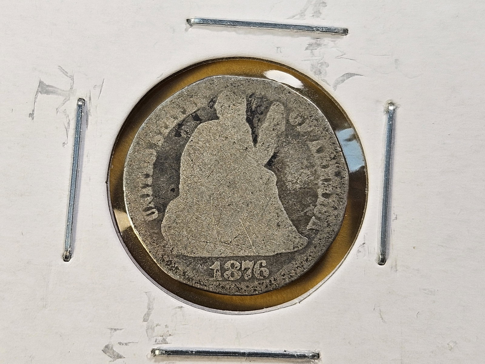 Three Little Better Dates Seated Liberty Silver Dimes and a 1958 Roosevelt Silver Dime - 4