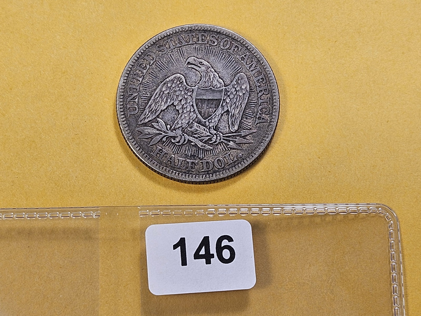 Better Grade 1853 Arrows and Rays Seated Liberty Silver Half Dollar - 4