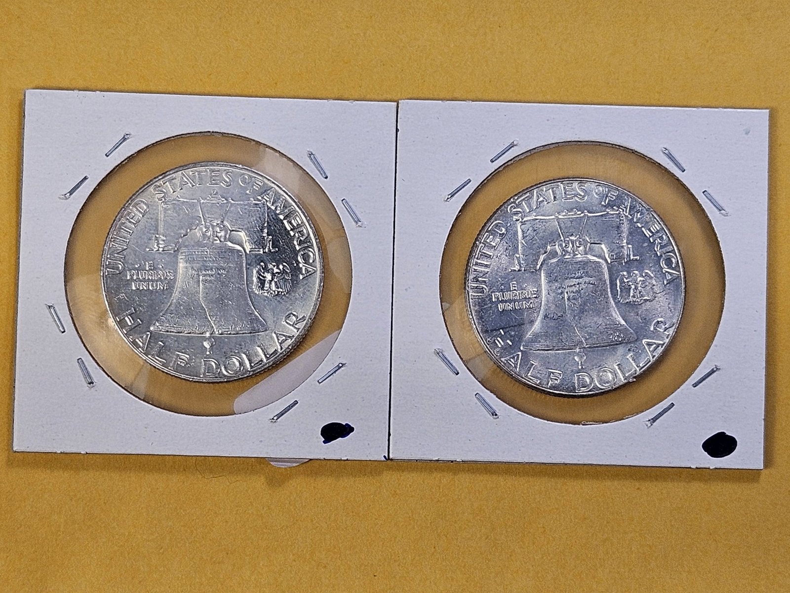 Two Uncirculated Franklin Silver Half Dollars - 4