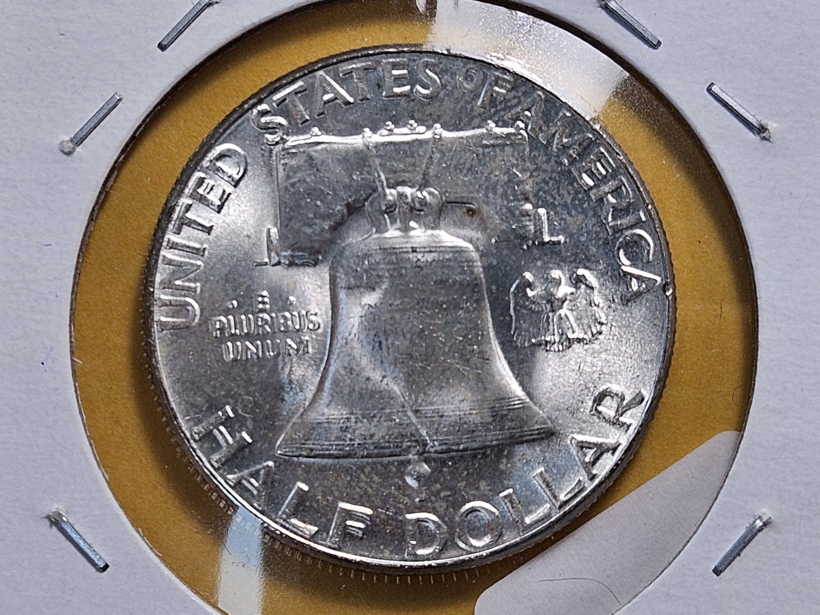 Better Grade 1957 Franklin Silver Half Dollar - 4