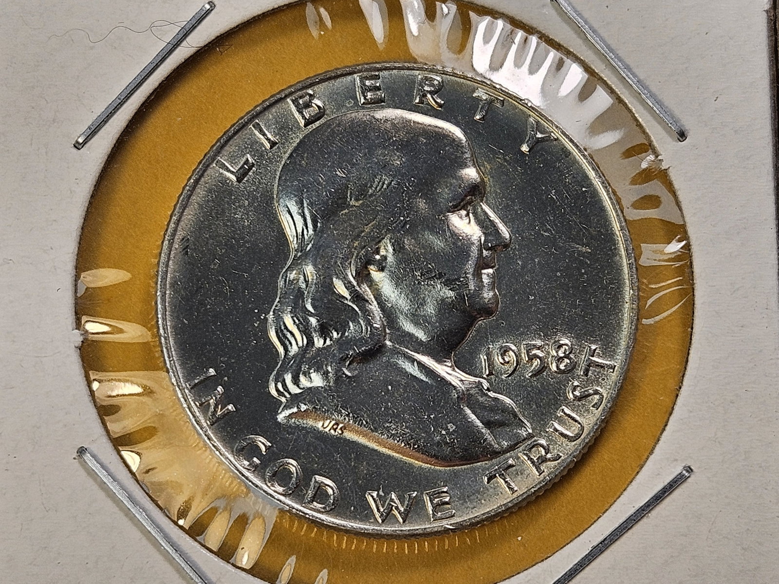 Five Uncirculated Franklin Silver Half Dollars - 3