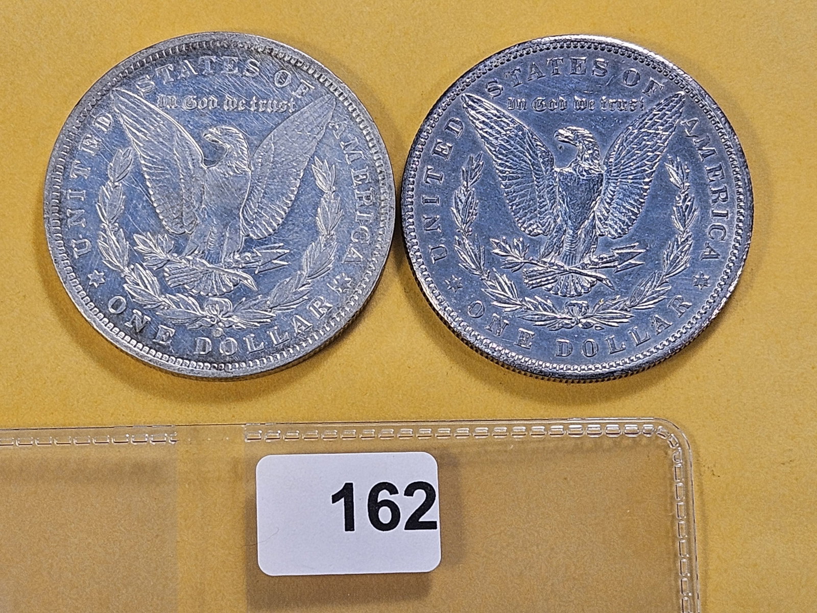 Two About Uncirculated Morgan Silver Dollars - 3