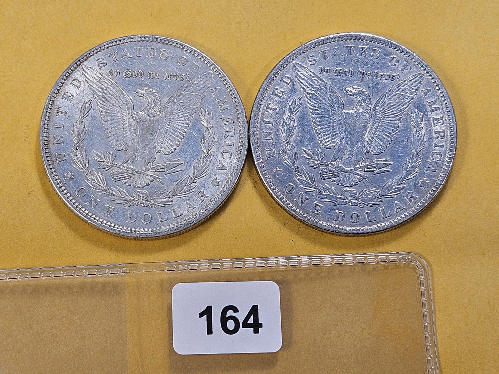 Two About Uncirculated Morgan Silver Dollars - 3