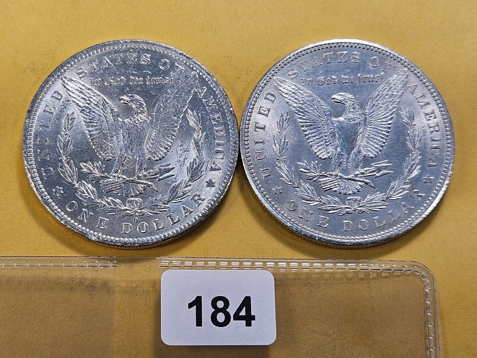 Two About Uncirculated Morgan Silver Dollars - 3