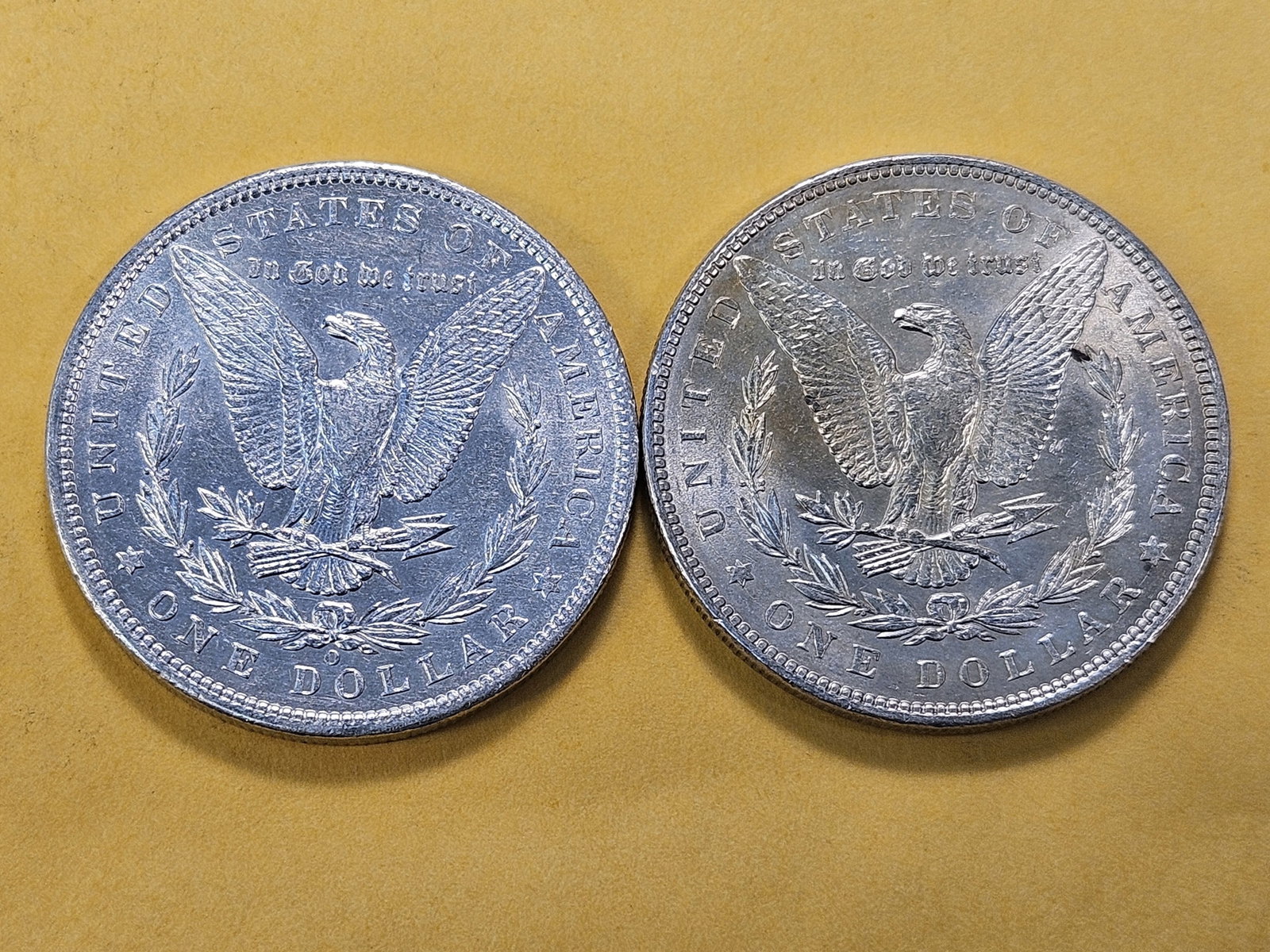 Two About Uncirculated Morgan Silver Dollars - 4