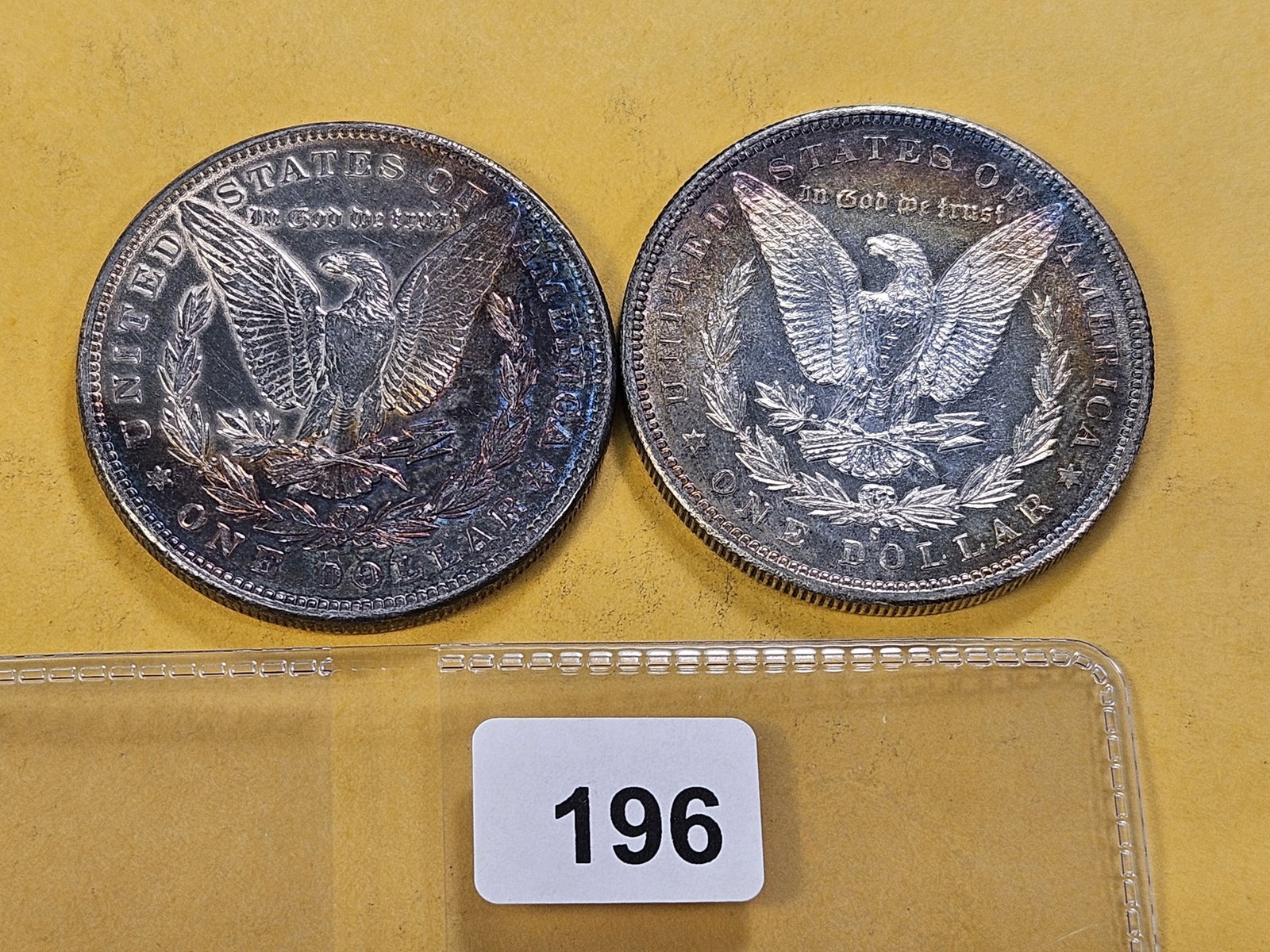 Two About Uncirculated Morgan Silver Dollars - 3