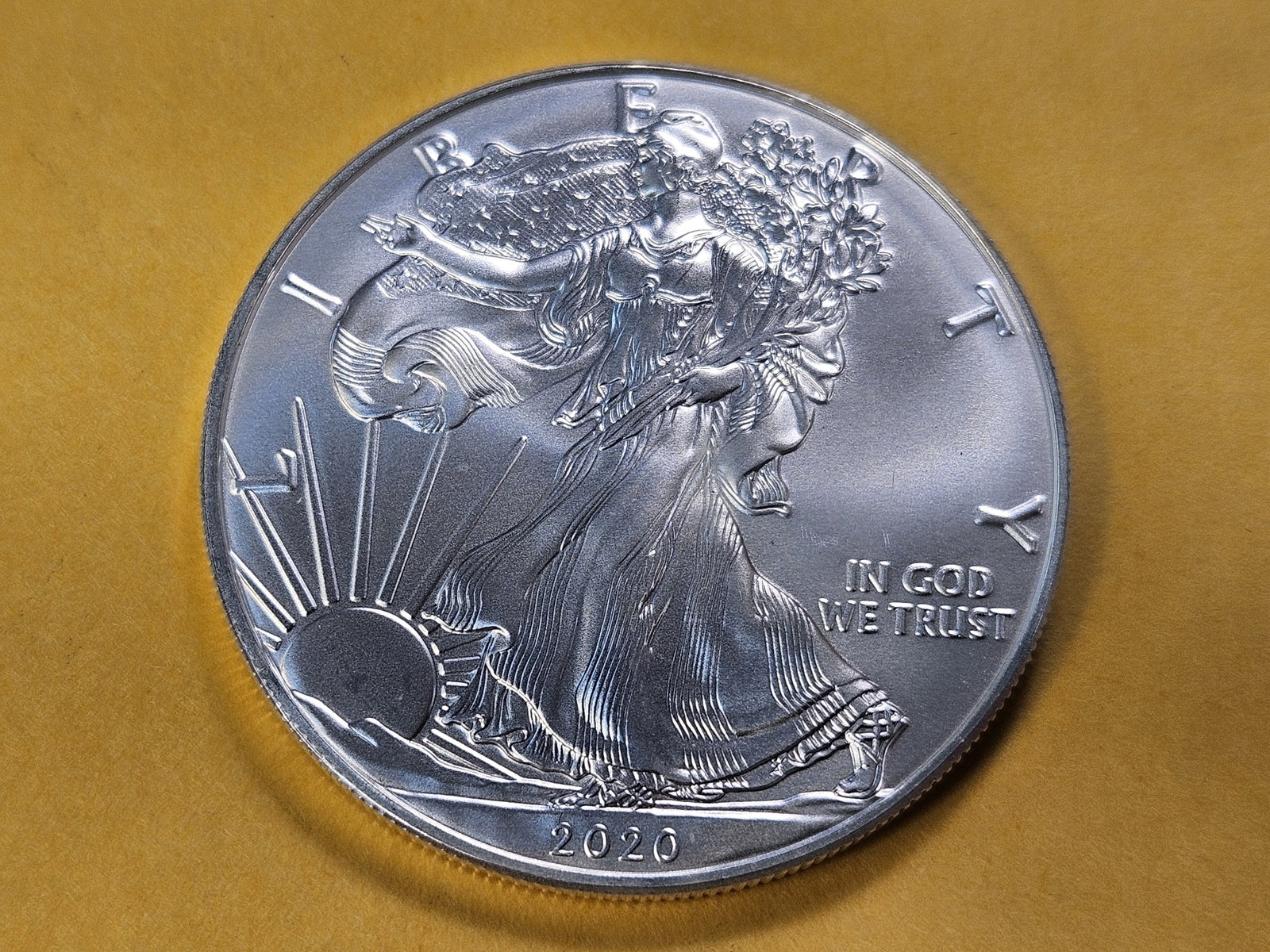 GEM Brilliant Uncirculated 2020 American Silver Eagle: Roll Fresh!