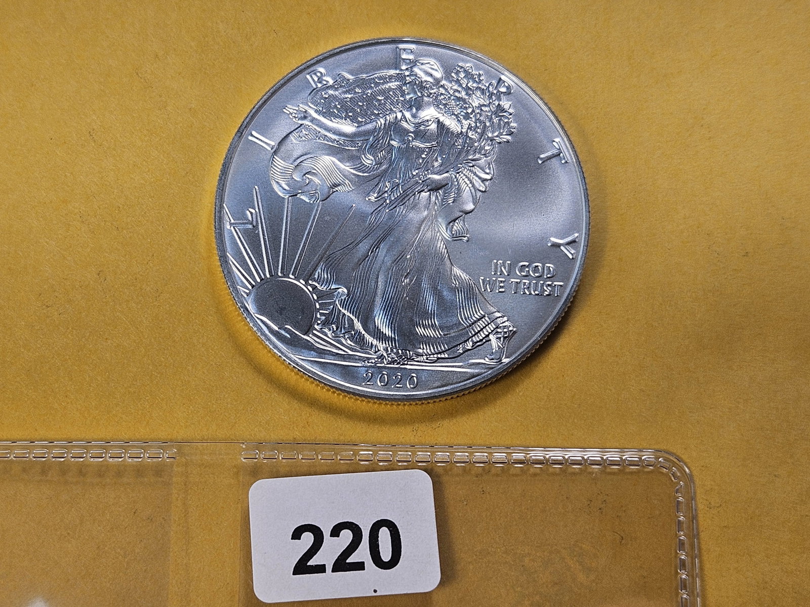 GEM Brilliant Uncirculated 2020 American Silver Eagle - 2