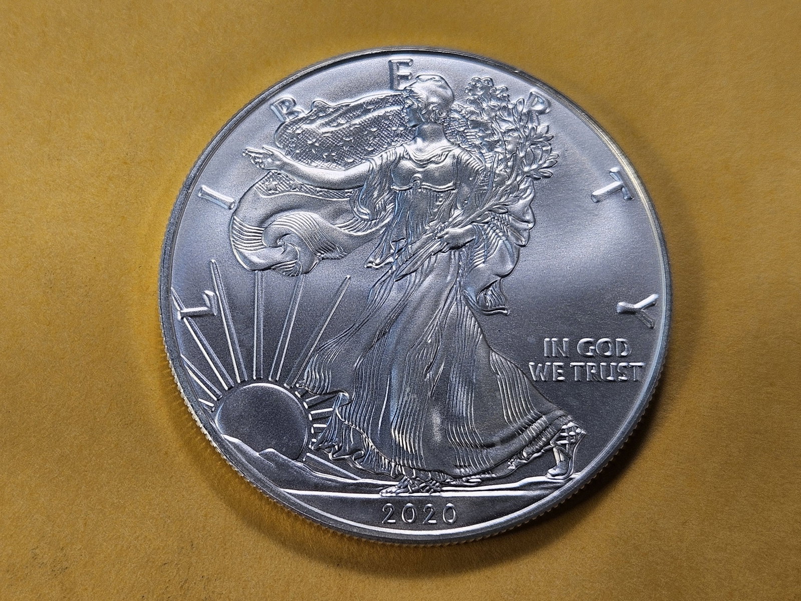 GEM Brilliant Uncirculated 2020 American Silver Eagle: Roll Fresh!