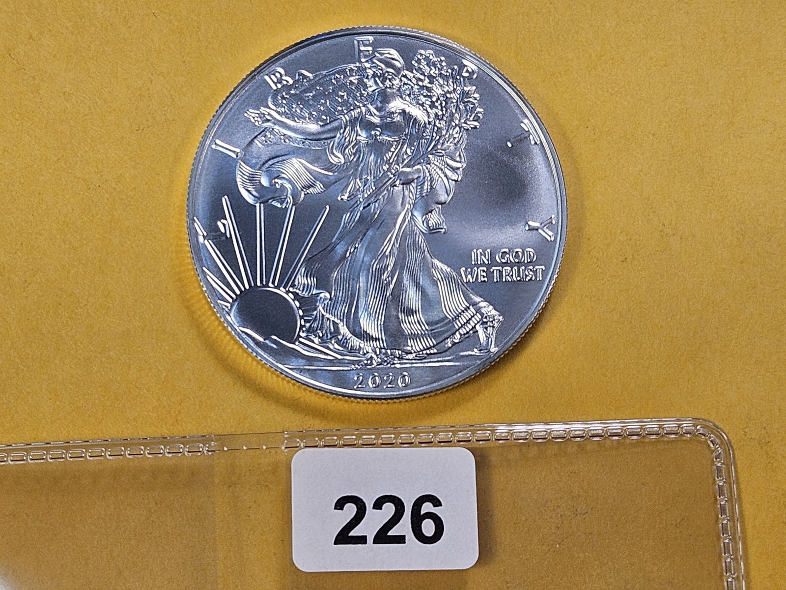 GEM Brilliant Uncirculated 2020 American Silver Eagle - 2