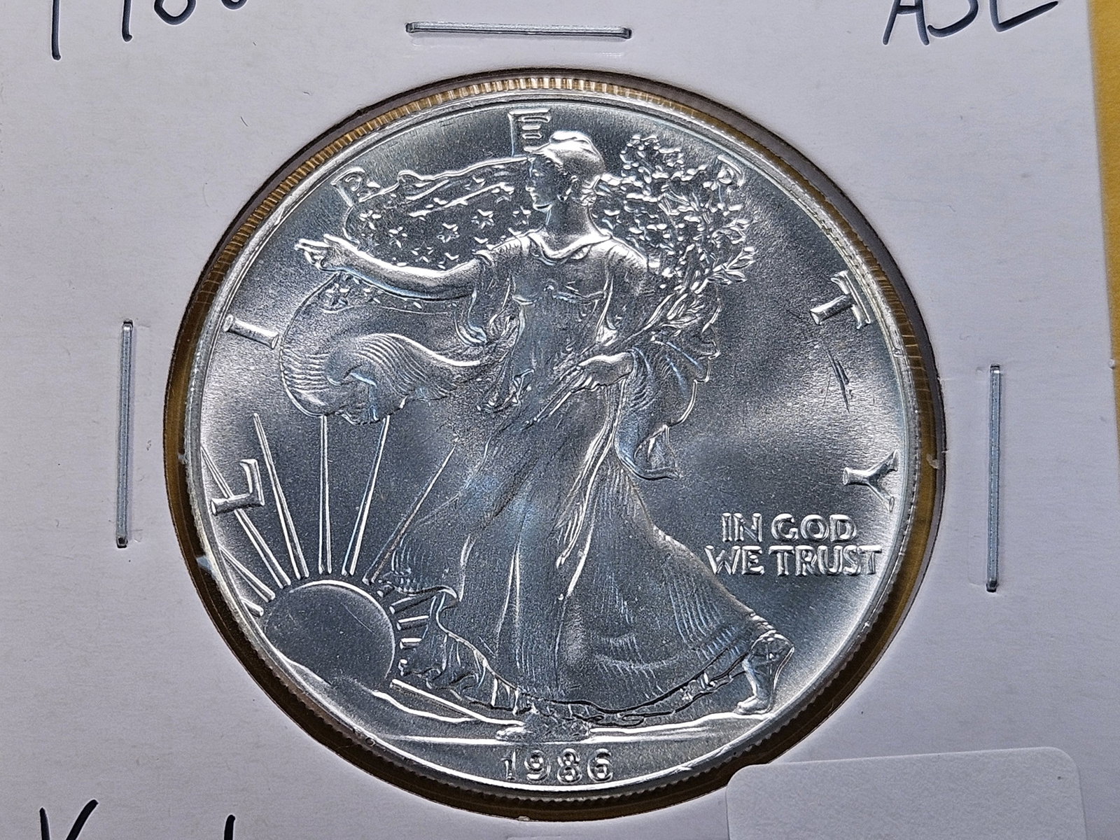 KEY DATE! GEM Brilliant Uncirculated 1986 American Silver Eagle (1 of 4)