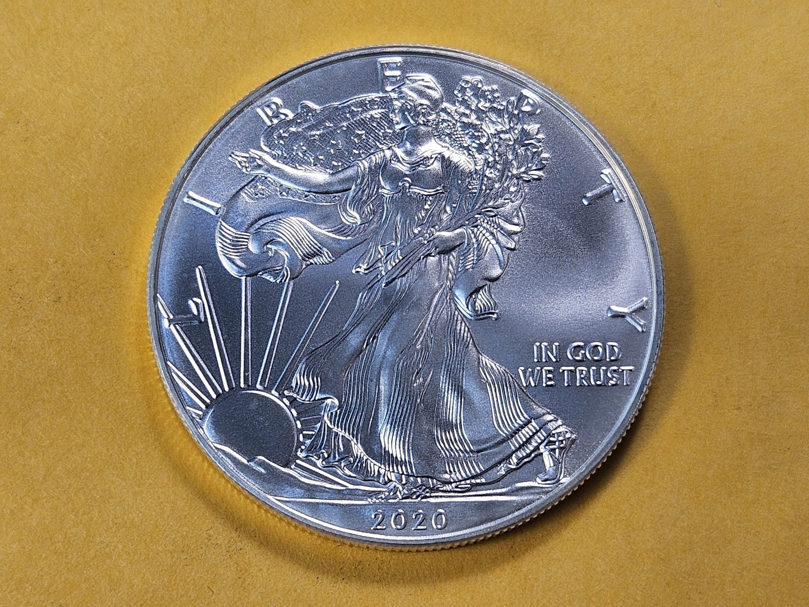 GEM Brilliant Uncirculated 2020 American Silver Eagle - 2