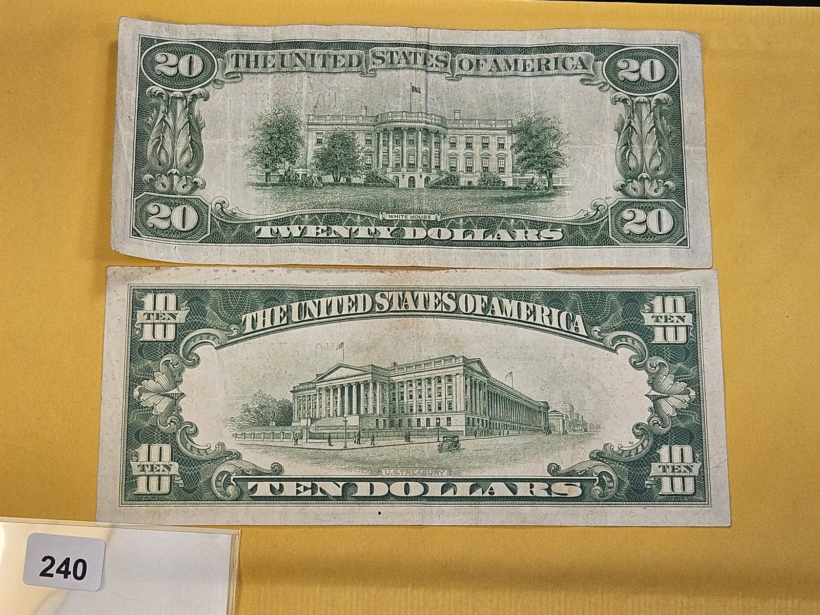 Ten Dollar and Twenty Dollar Federal Reserve Notes - 3