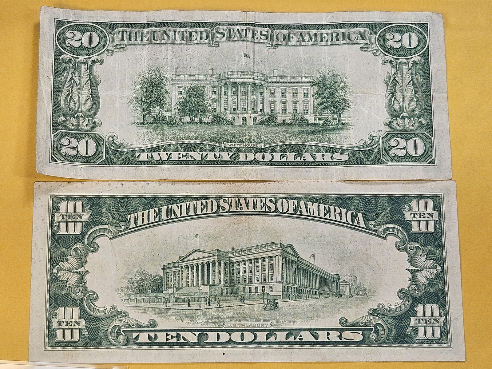 Ten Dollar and Twenty Dollar Federal Reserve Notes - 4