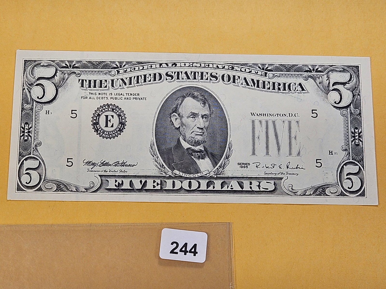 MINT ERROR! Crisp Uncirculated Series 1995 Federal Reserve Note: No Stamps or Serial Numbers! Fun Note!