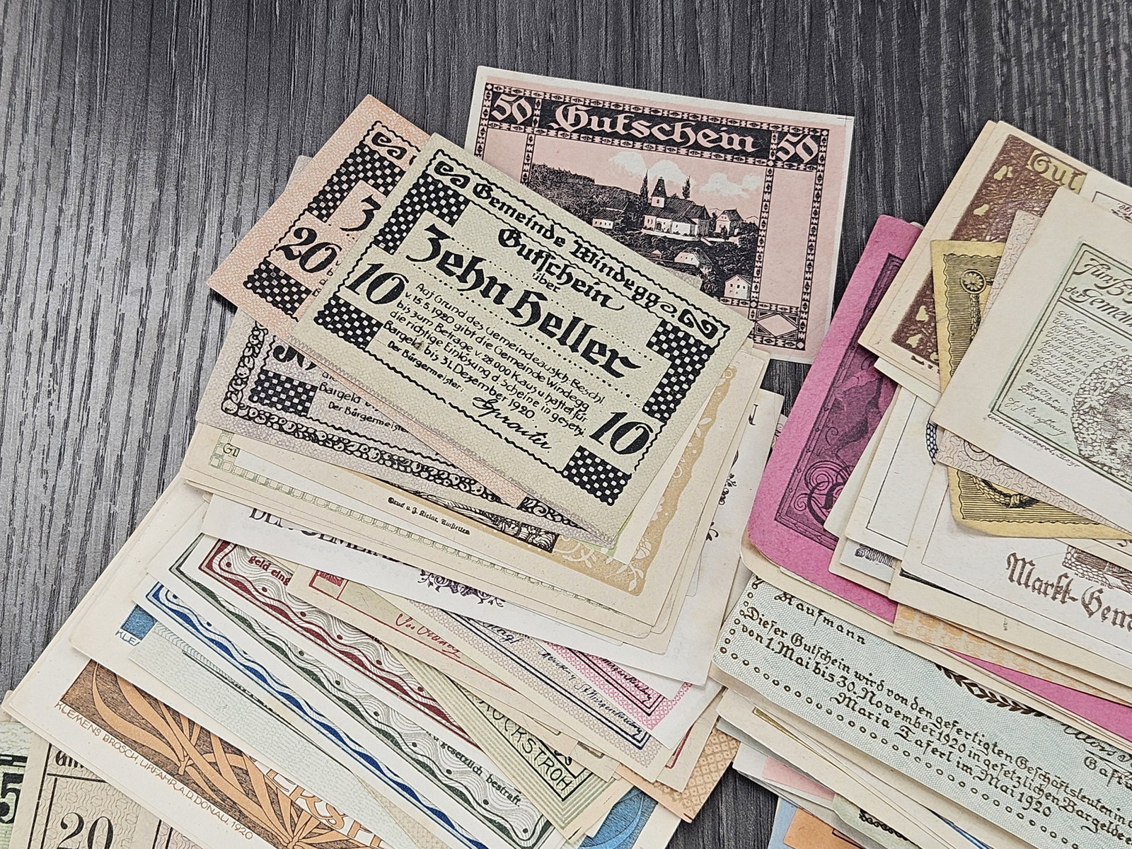Huge Selection of German Notgeld Notes - 2