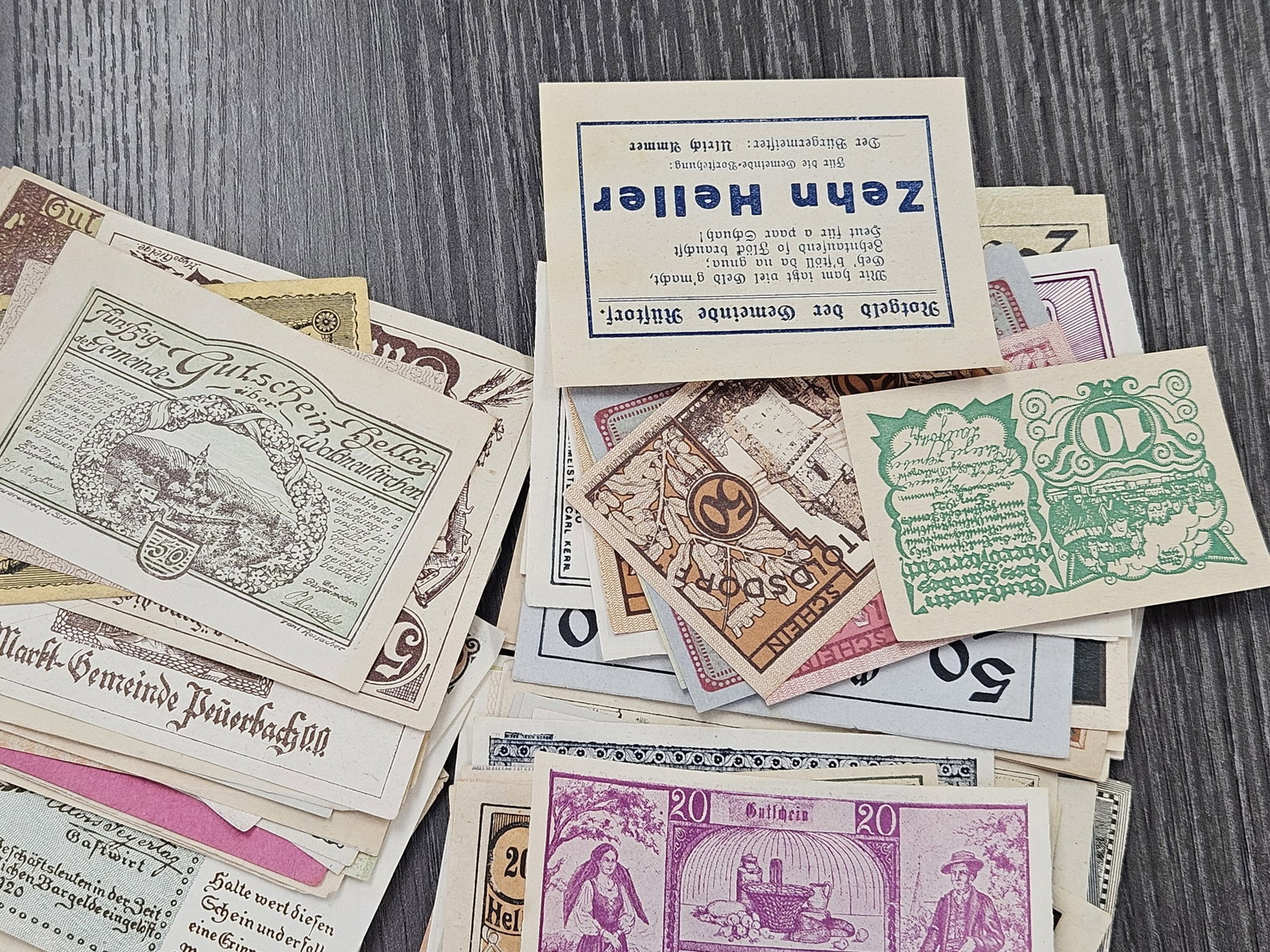 Huge Selection of German Notgeld Notes - 4