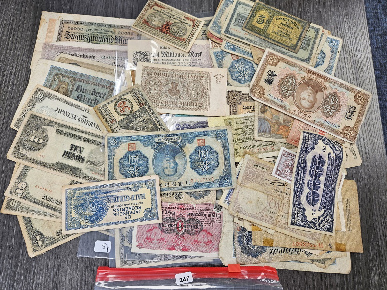 Over 50 Fun Mixed Foreign Notes: Mixed dates and denominations. From all over the world!