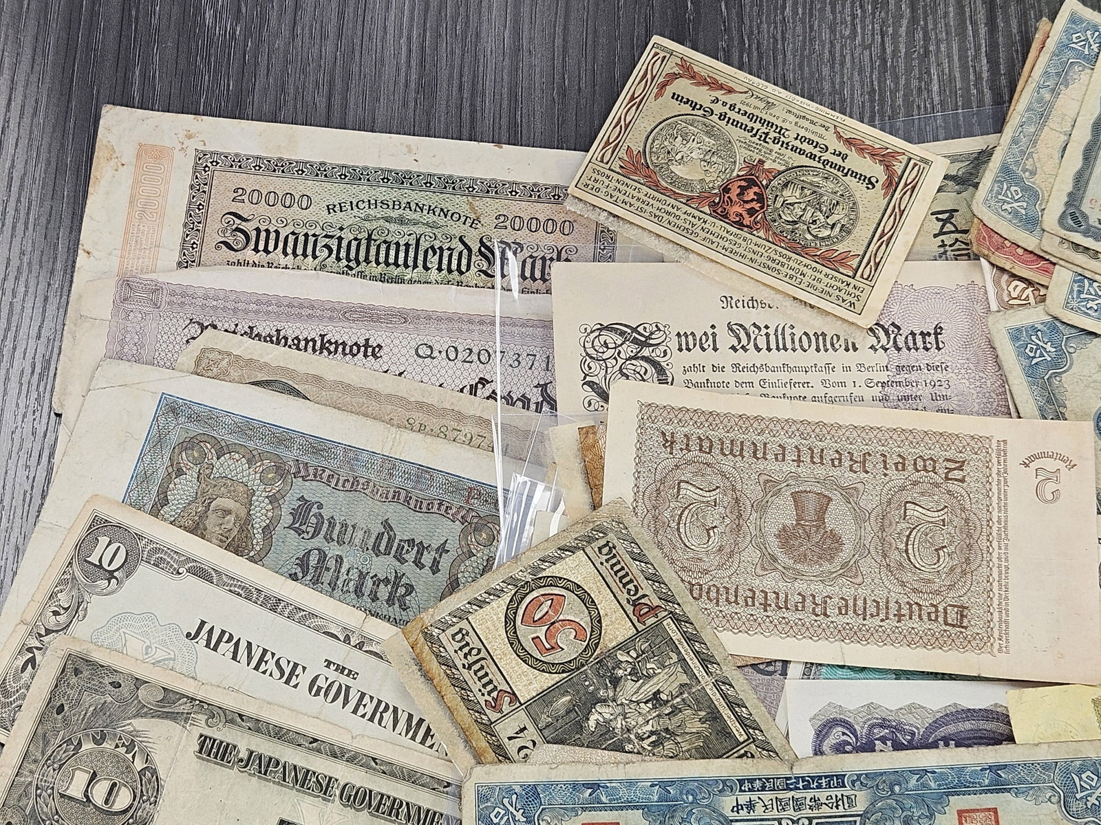 Over 50 Fun Mixed Foreign Notes - 2
