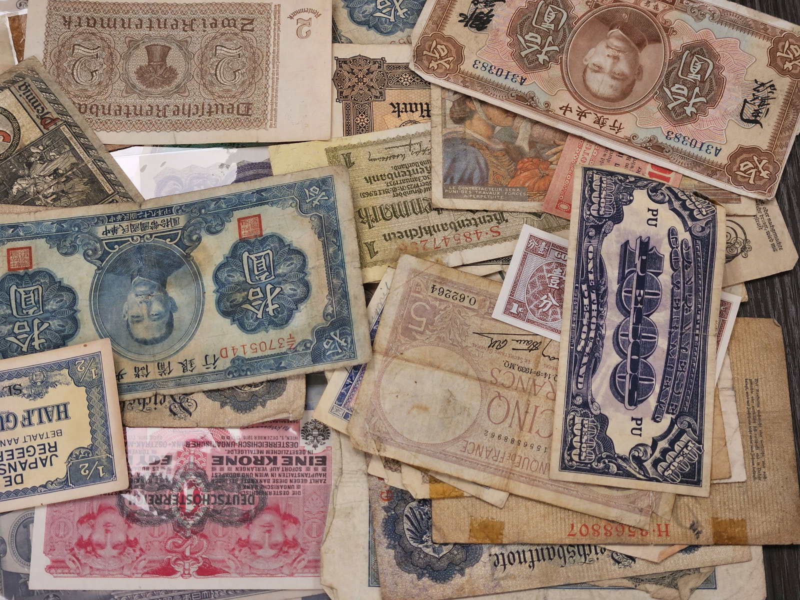 Over 50 Fun Mixed Foreign Notes - 5
