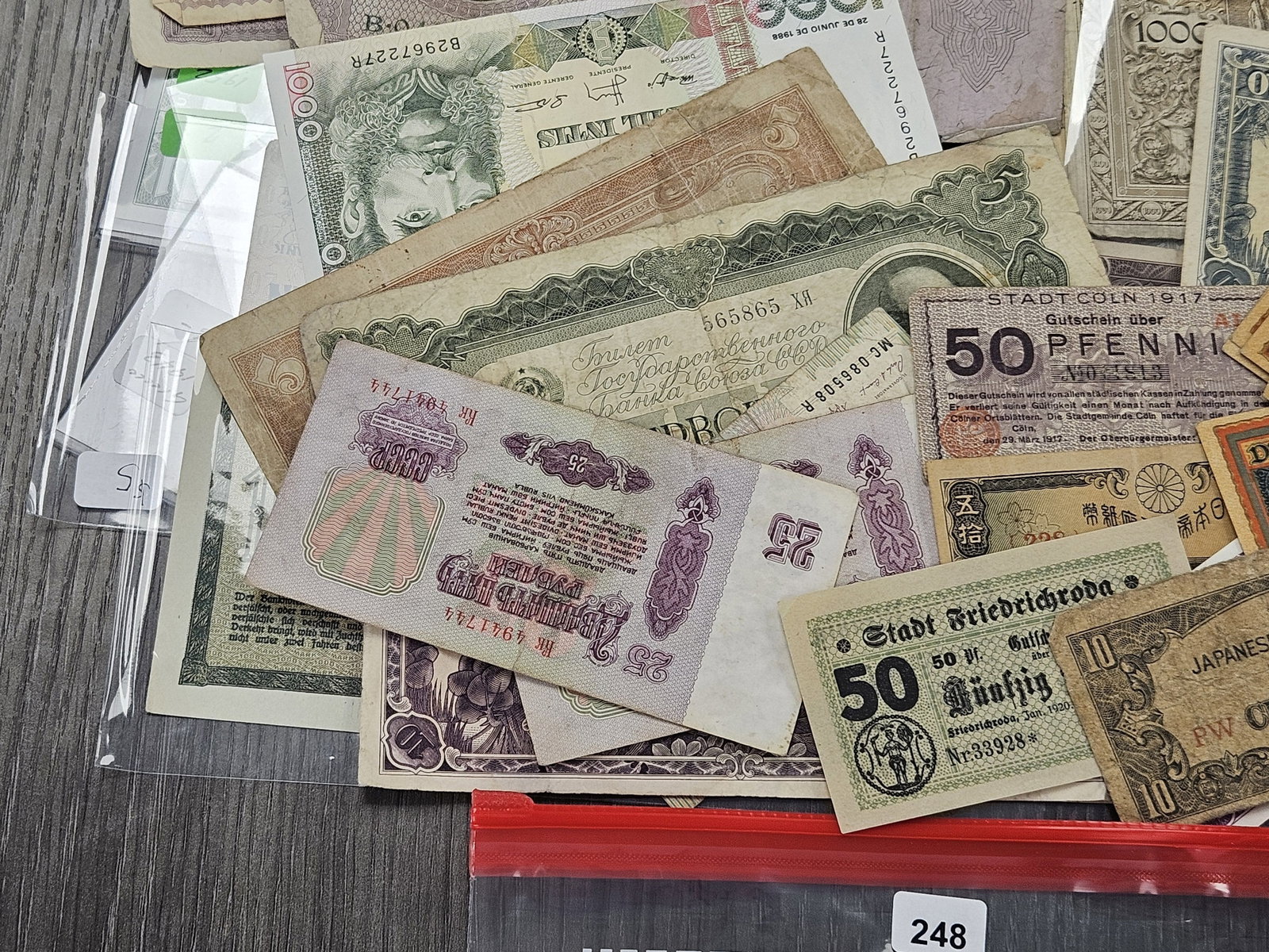 Over 50 Fun Mixed Foreign Notes - 3