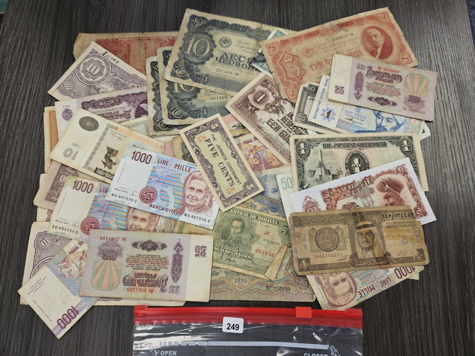 Over 50 Fun Mixed Foreign Notes: Mixed dates and denominations. From all over the world!