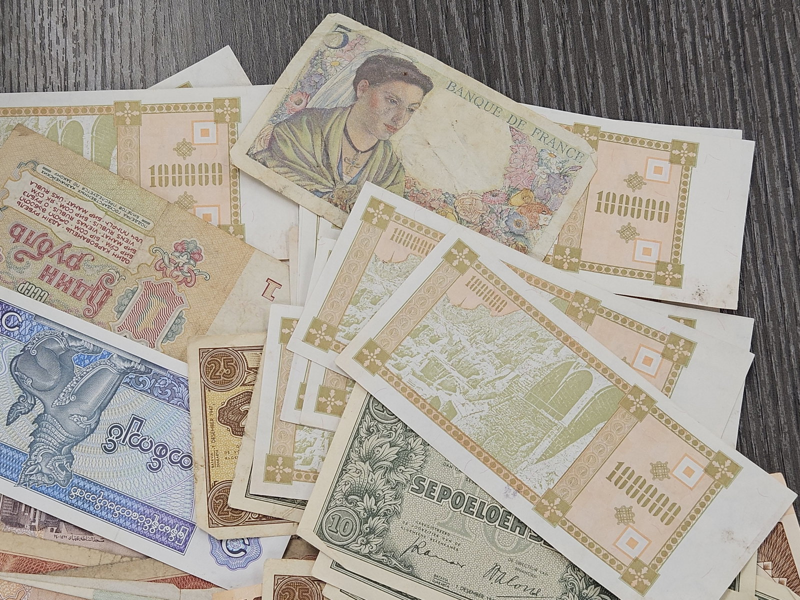Over 50 Fun Mixed Foreign Notes - 4