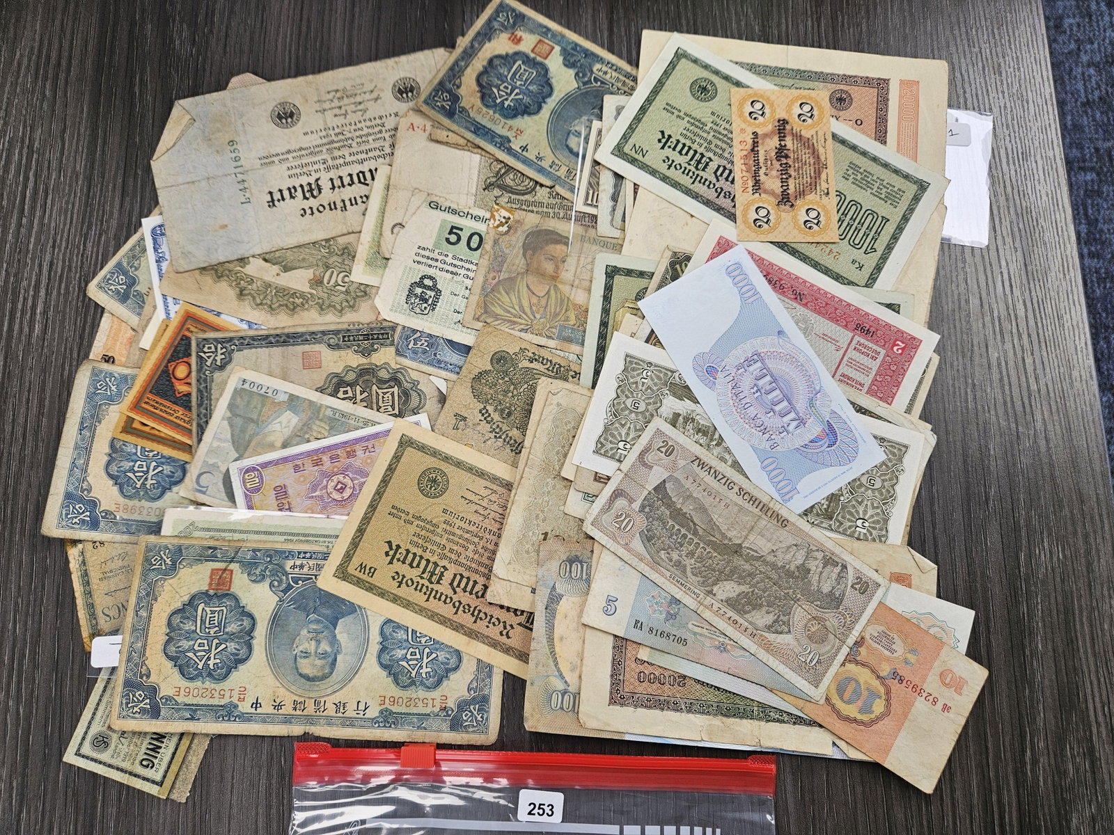 Over 50 Fun Mixed Foreign Notes (1 of 5)