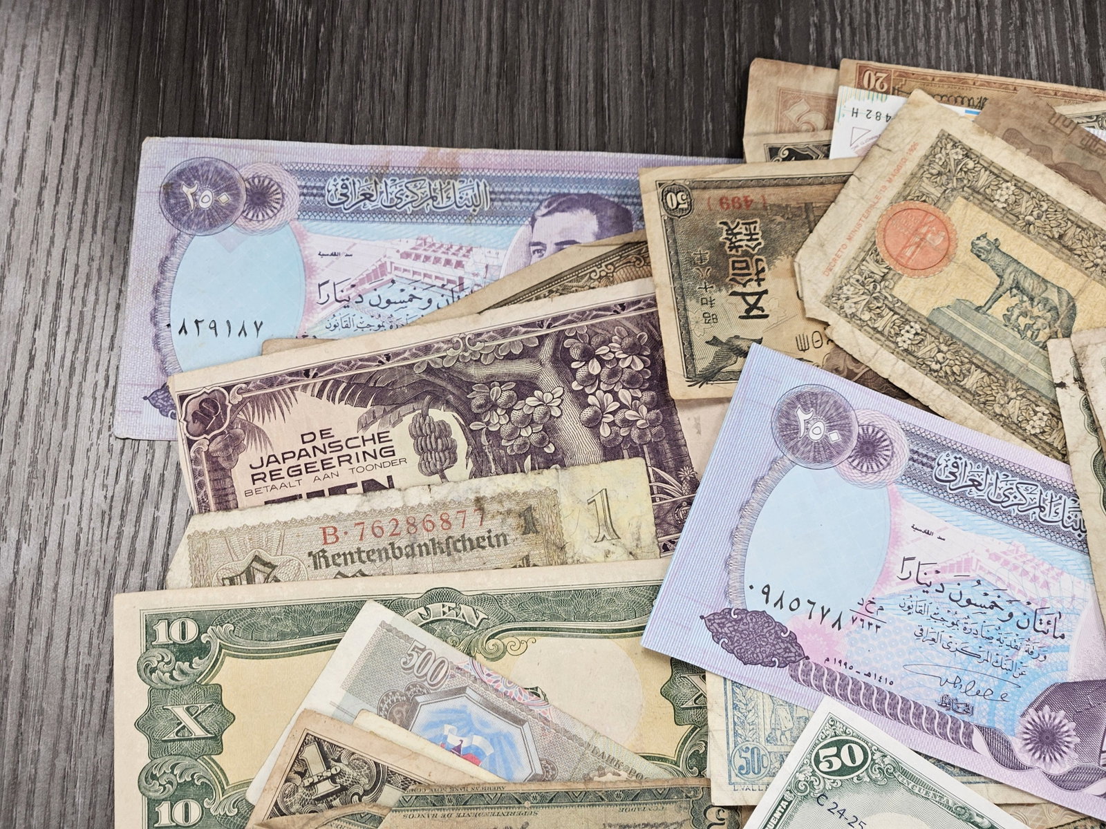 Over 50 Fun Mixed Foreign Notes - 2