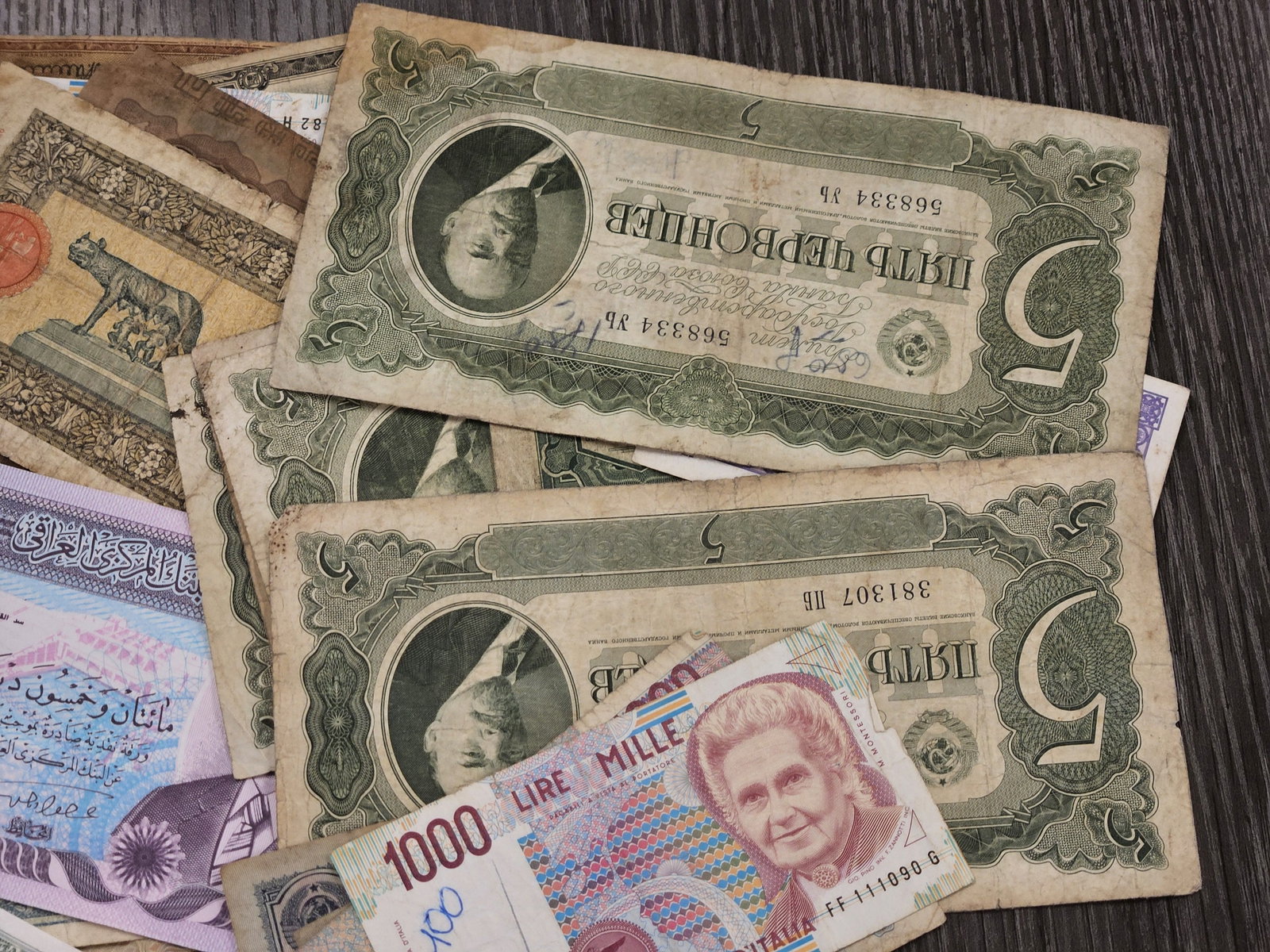 Over 50 Fun Mixed Foreign Notes - 4
