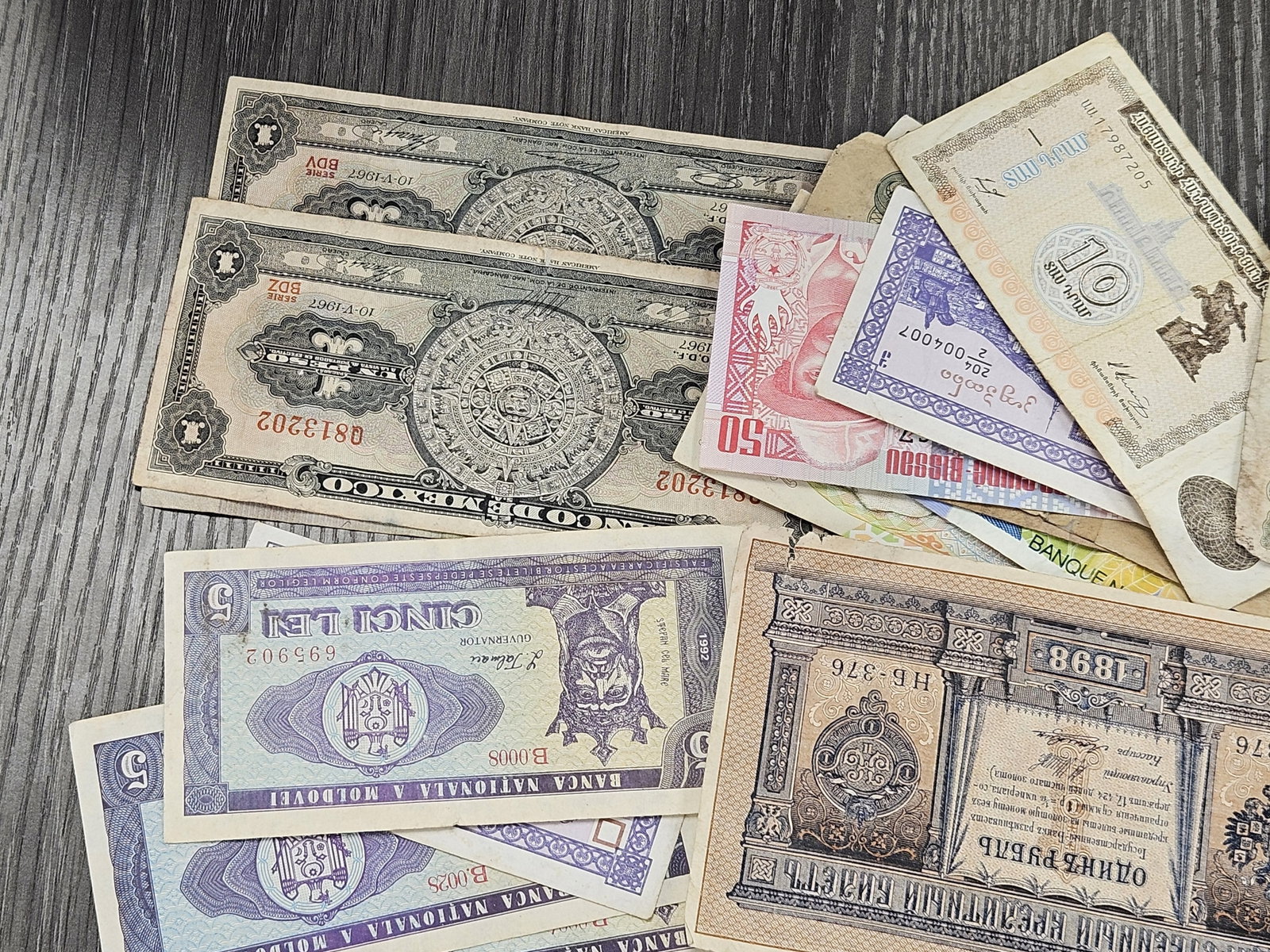Over 50 Fun Mixed Foreign Notes - 2
