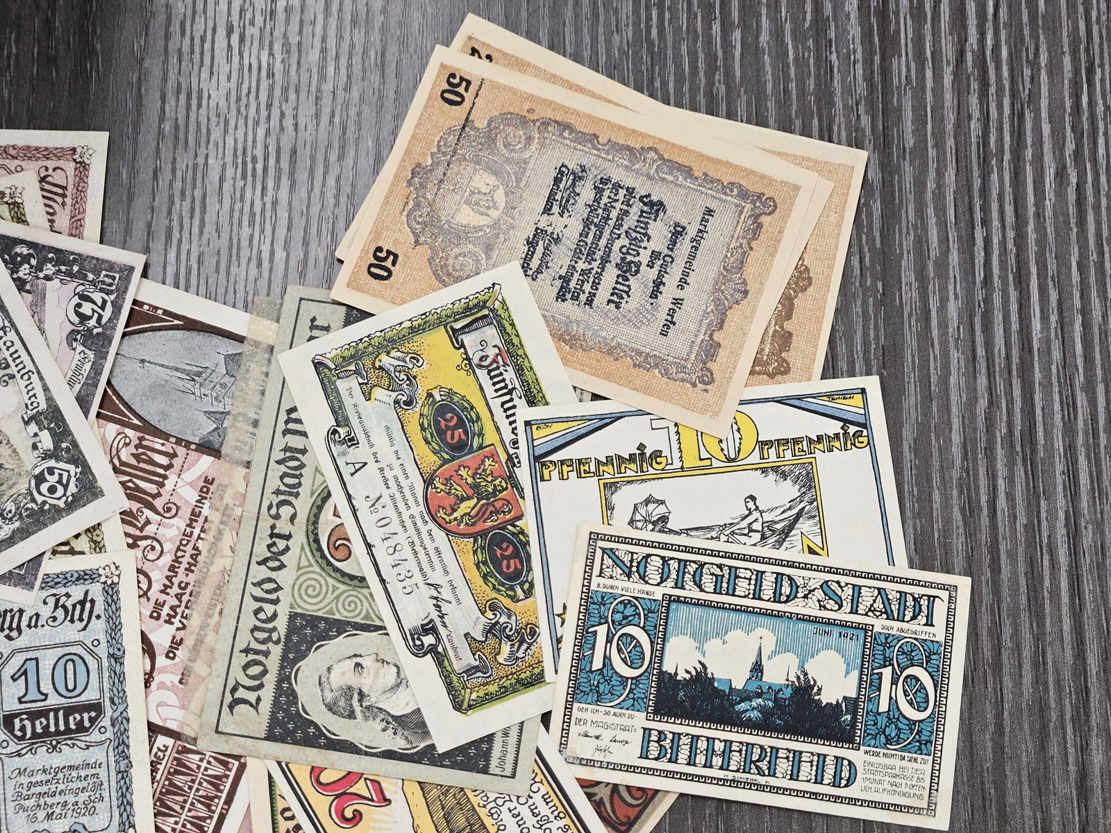 Over 30 German Notgeld Notes - 3