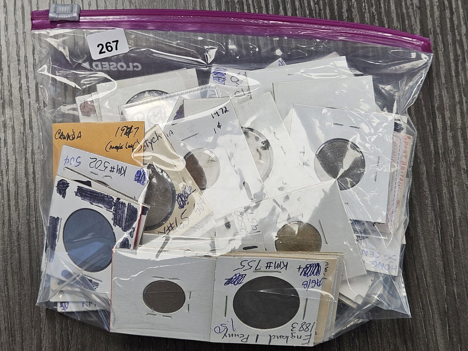 Bag of at least 50 Mixed Foreign Coins: Coins from all over the World! Great Mix!