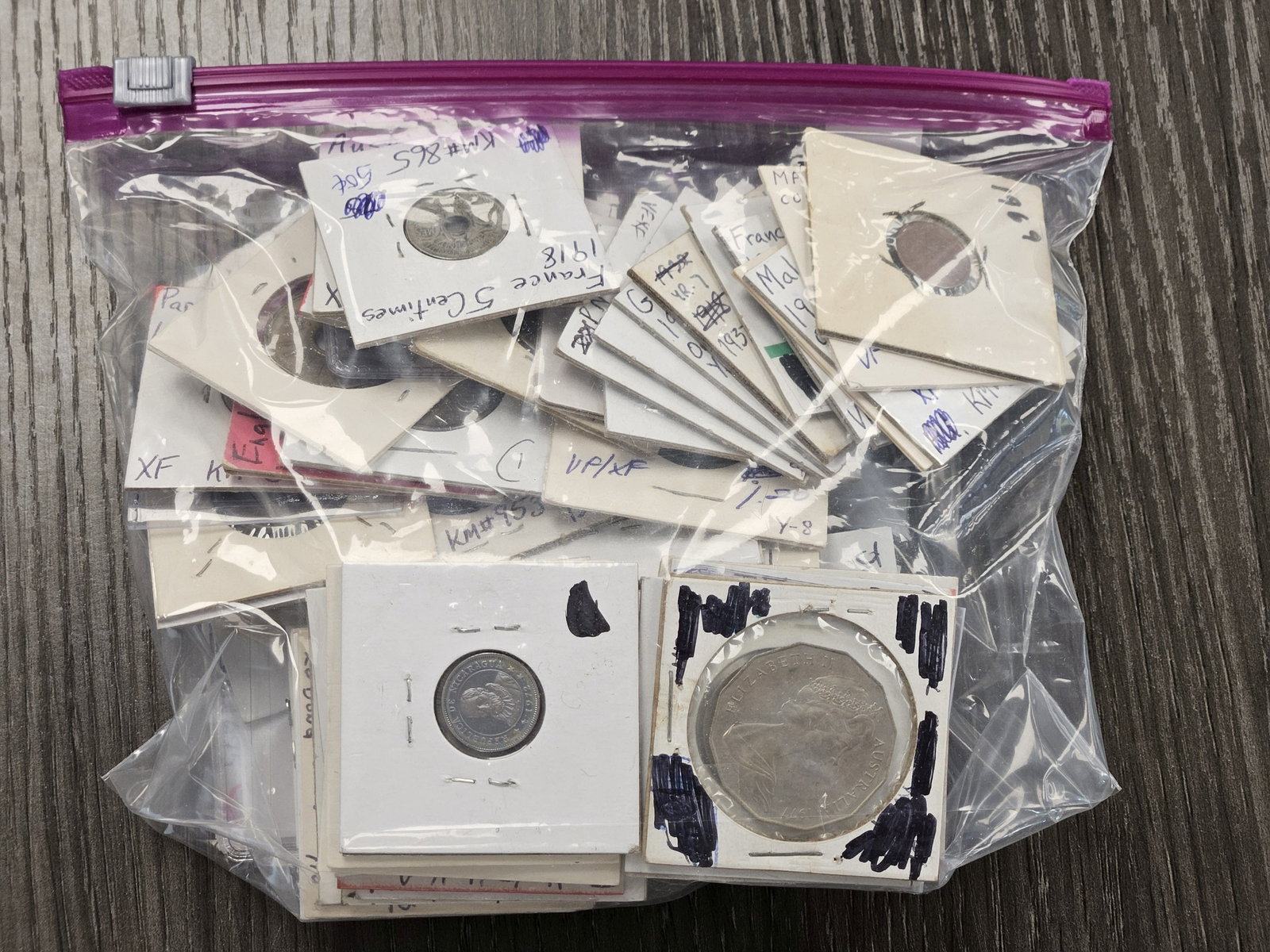 Bag of at least 50 Mixed Foreign Coins - 3