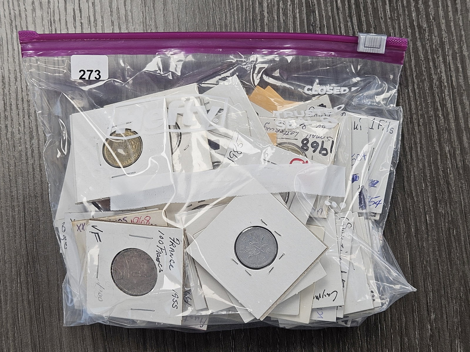 Bag of at least 50 Mixed Foreign Coins: Coins from all over the World! Great Mix!
