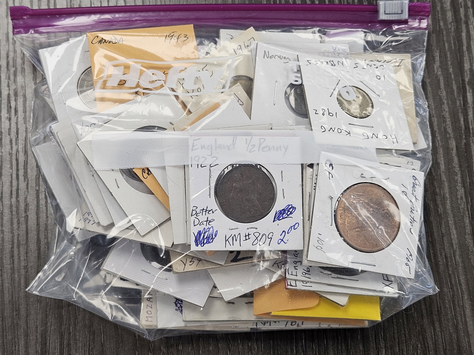 Bag of at least 50 Mixed Foreign Coins - 3