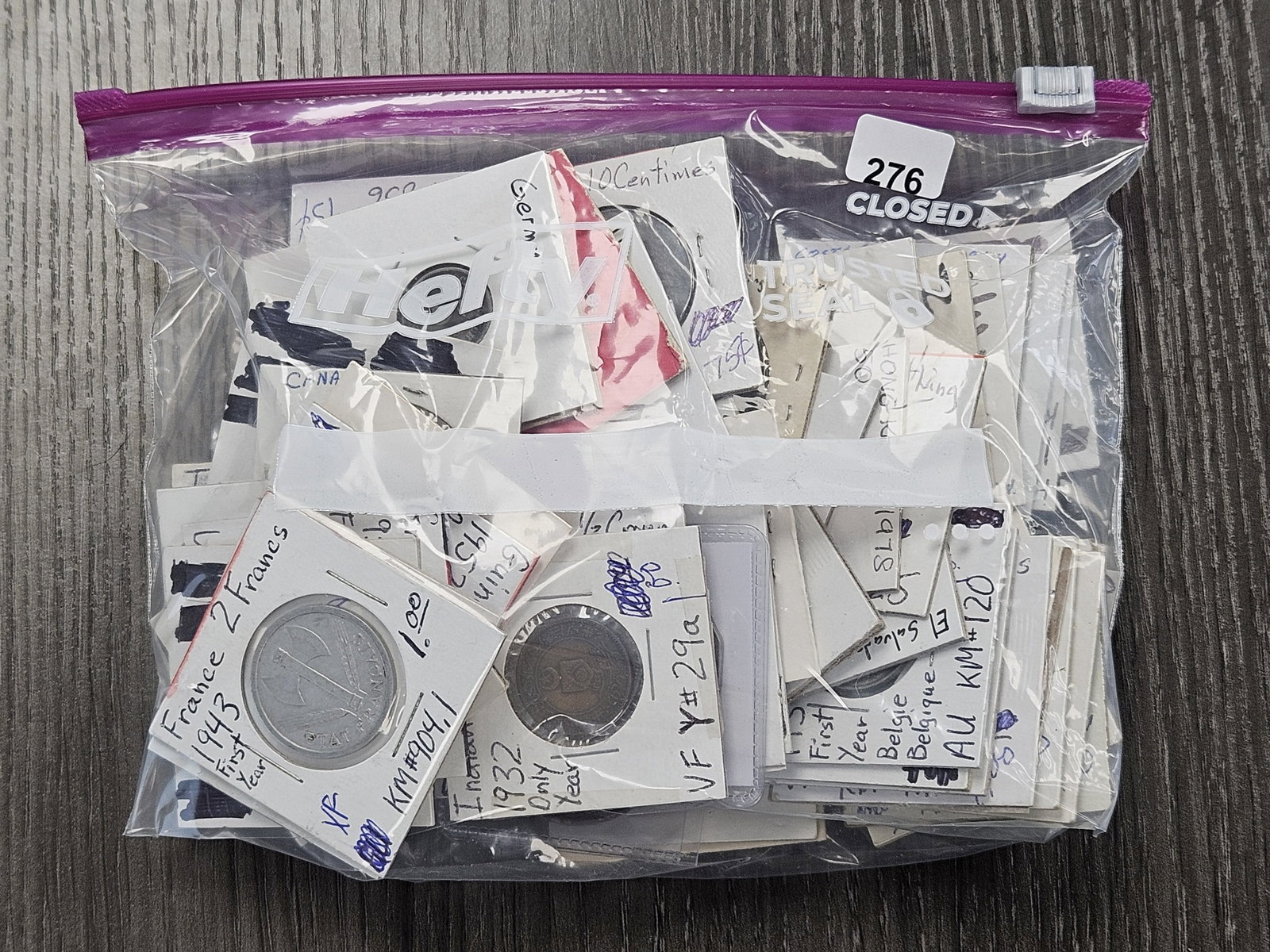 Bag of at least 50 Mixed Foreign Coins: Coins from all over the World! Great Mix!