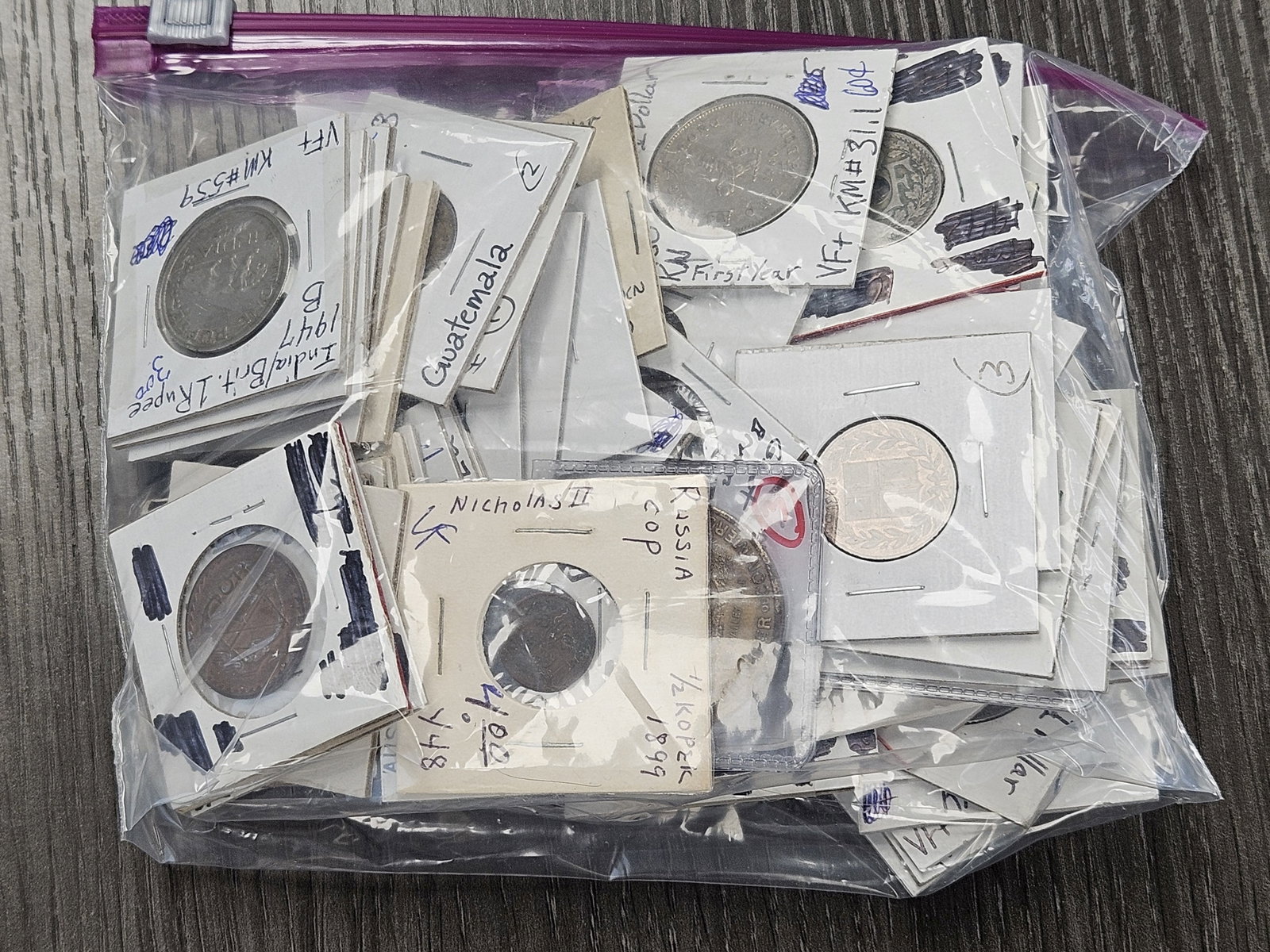 Bag of at least 50 Mixed Foreign Coins - 4