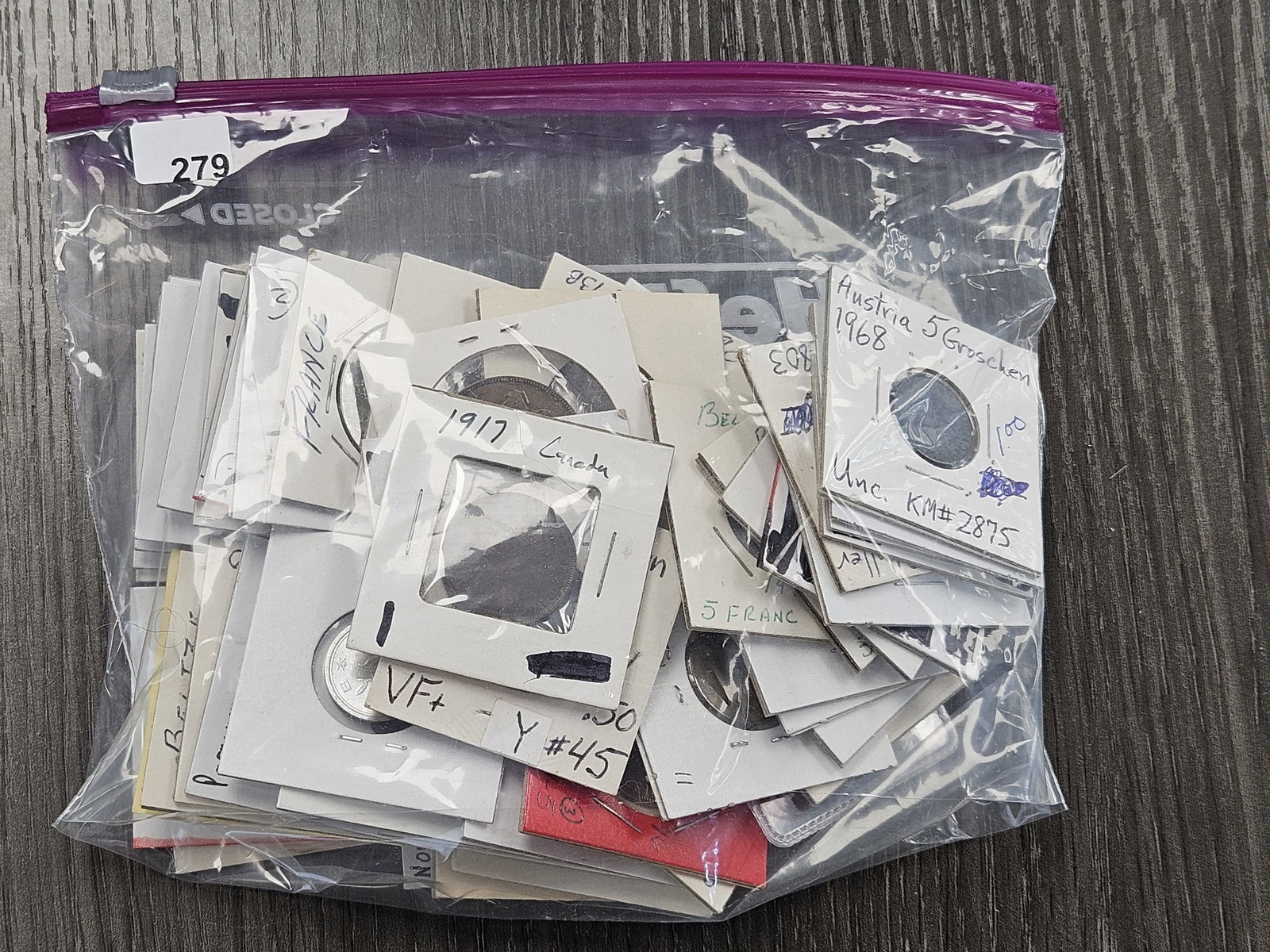 Bag of at least 50 Mixed Foreign Coins: Coins from all over the World! Great Mix!